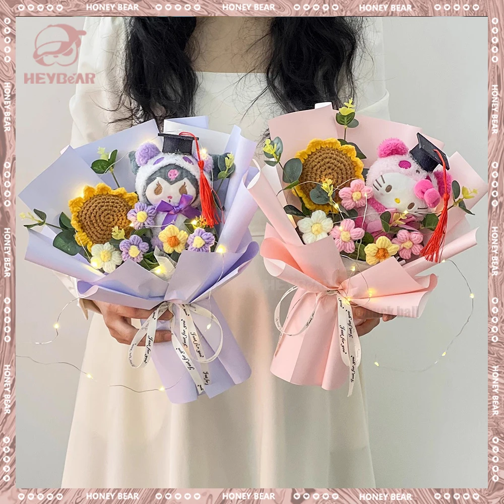 Cartoon Anime Series Plush Bouquet Kuromi Kitty Pompompurin Doll Kid Toy Children'S Day Birthday Collection Decoration Desk Gift
Cartoon Anime Series Plush Bouquet Kuromi Kitty Pompompurin Doll Kid Toy Children'S Day Birthday Collection Decoration Desk Gift