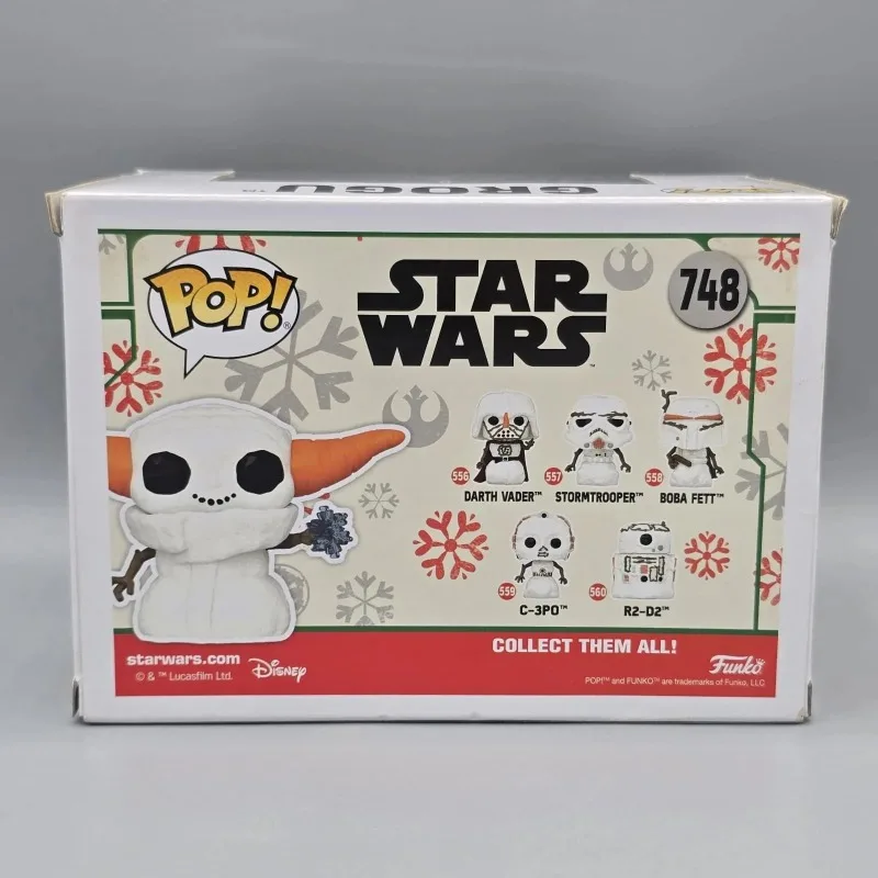 Authentic Funko Pop Star Wars Grogu #748 Official Vinyl Figure Collectible Model Desktop Decor Gift for Movie Collector Fans
Authentic Funko Pop Star Wars Grogu #748 Official Vinyl Figure Collectible Model Desktop Decor Gift for Movie Collector Fans
