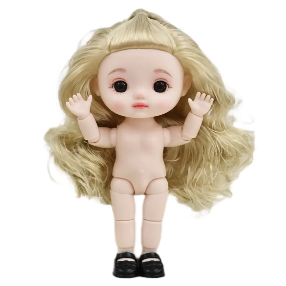 Beautiful 1/6 Movable Joint Doll Body Kawaii Moveable Nude 22 Ball Jointed Doll DIY 3D Big Head Doll with Hair Girl
Beautiful 1/6 Movable Joint Doll Body Kawaii Moveable Nude 22 Ball Jointed Doll DIY 3D Big Head Doll with Hair Girl