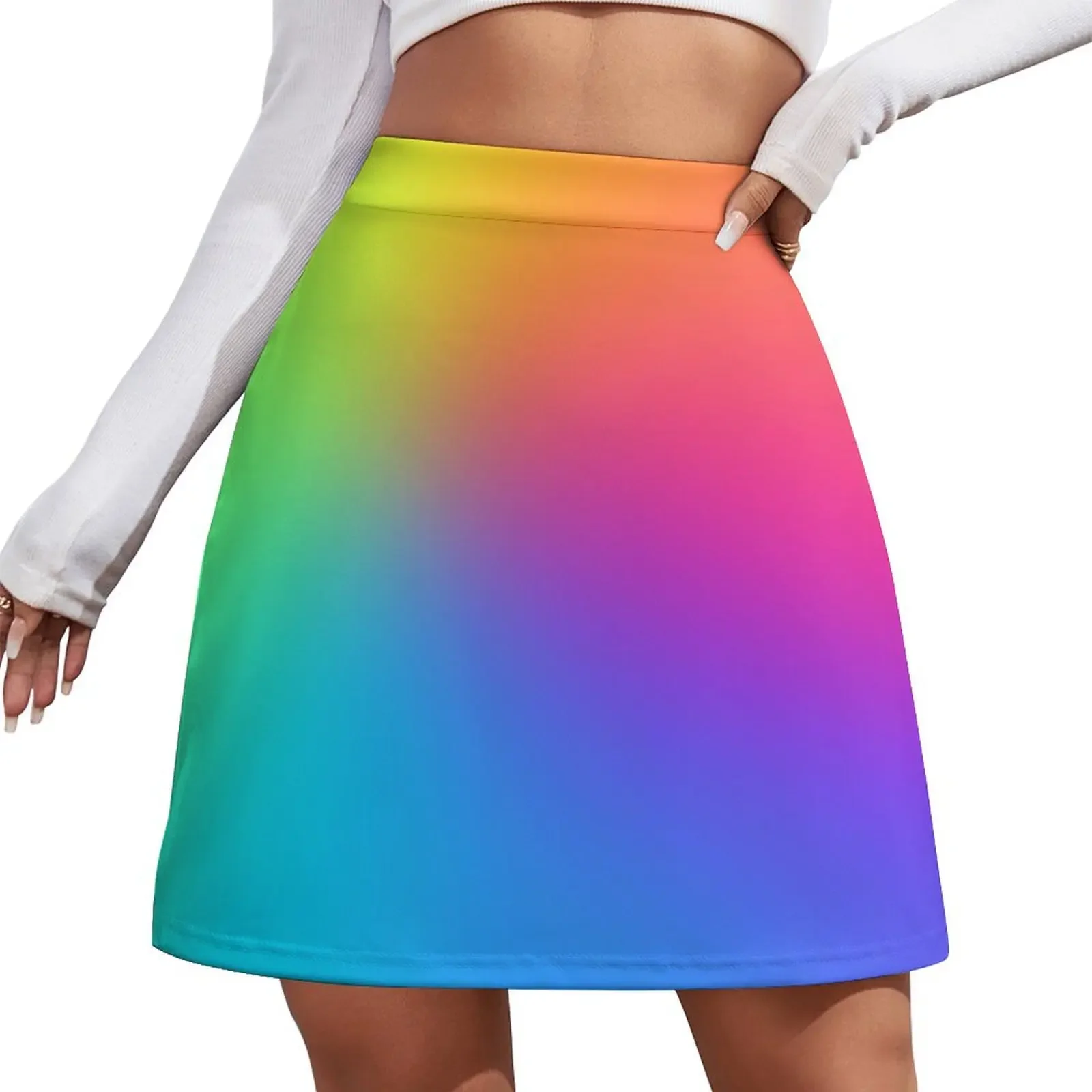 Vivid Radial Rainbow Gradient Mini Skirt Women's summer skirt midi skirt for women Mini
Vivid Radial Rainbow Gradient Mini Skirt Women's summer skirt midi skirt for women Mini