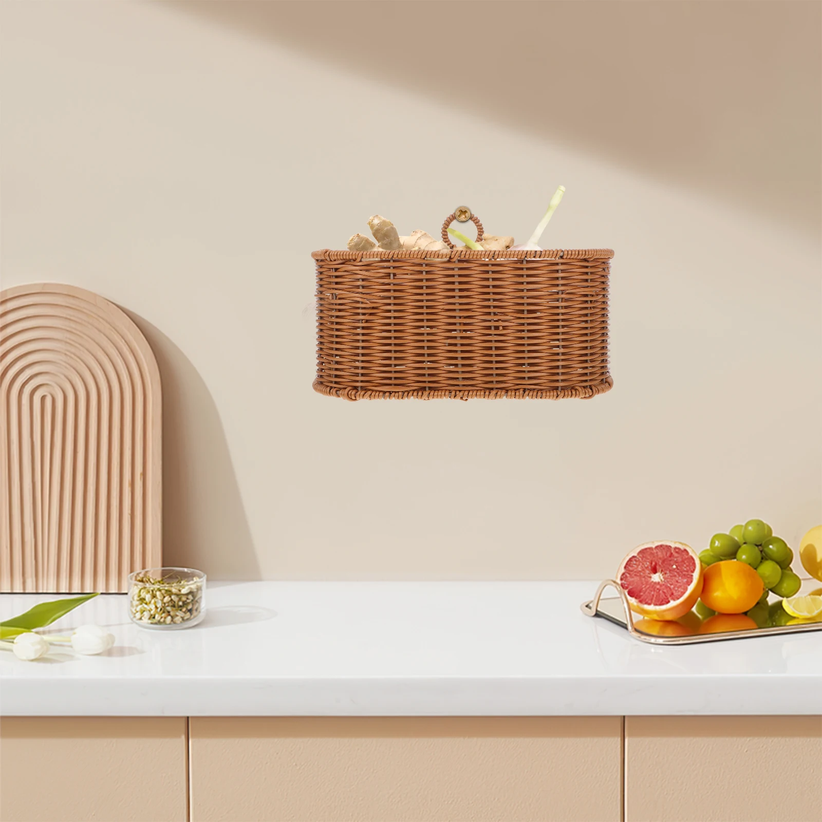 Multifunctional Faux Woven Kitchen Hanging For Garlic Ginger Storage Organizer Bathroom Bedroom Wall Mounted Basket Kitchenware
Multifunctional Faux Woven Kitchen Hanging For Garlic Ginger Storage Organizer Bathroom Bedroom Wall Mounted Basket Kitchenware