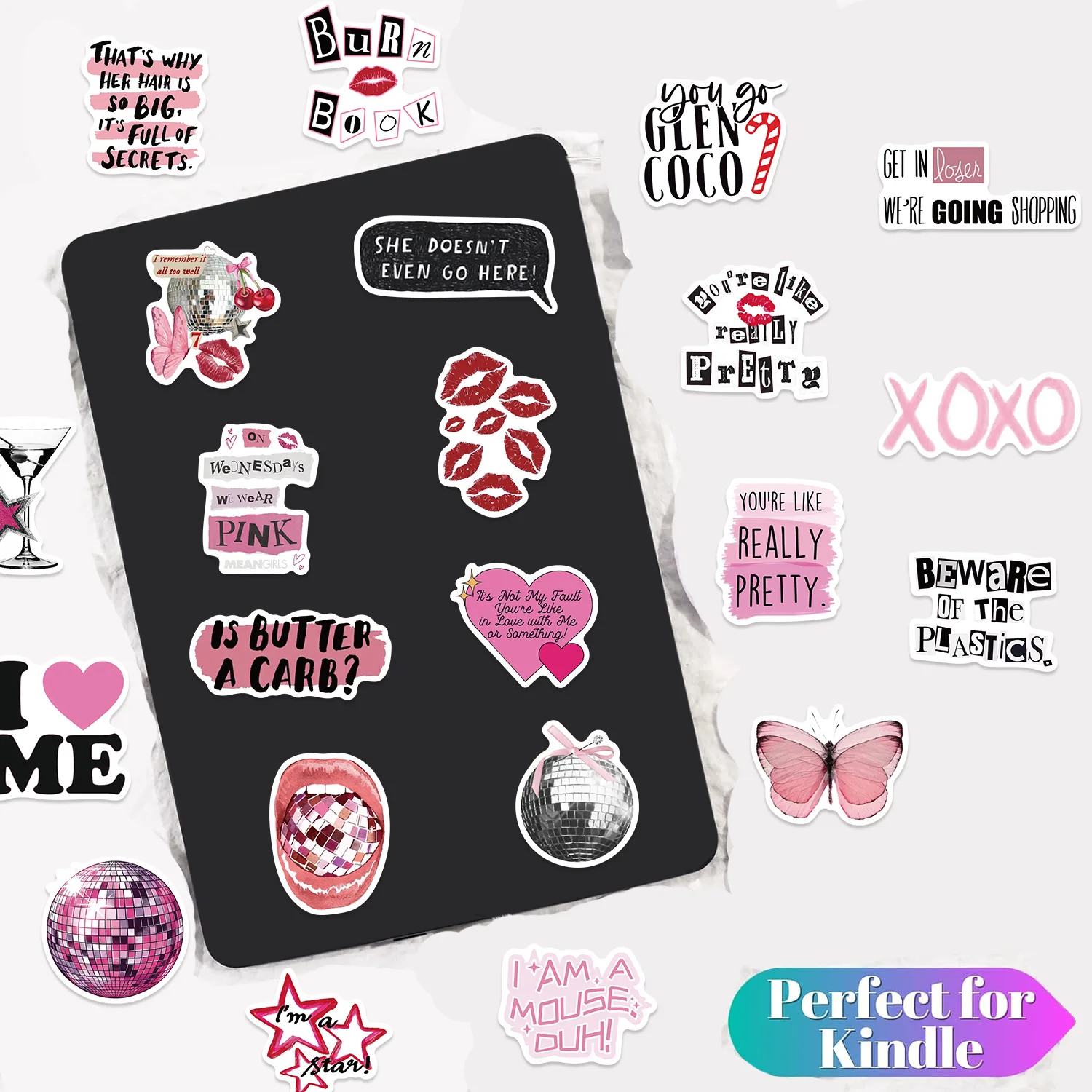 10/30/50PCS Pink with Y2K Girls Graffiti Stickers Cute Fun Doodle Waterproof Decals Toys Gift Decoration Diary Water Cup Bike
10/30/50PCS Pink with Y2K Girls Graffiti Stickers Cute Fun Doodle Waterproof Decals Toys Gift Decoration Diary Water Cup Bike