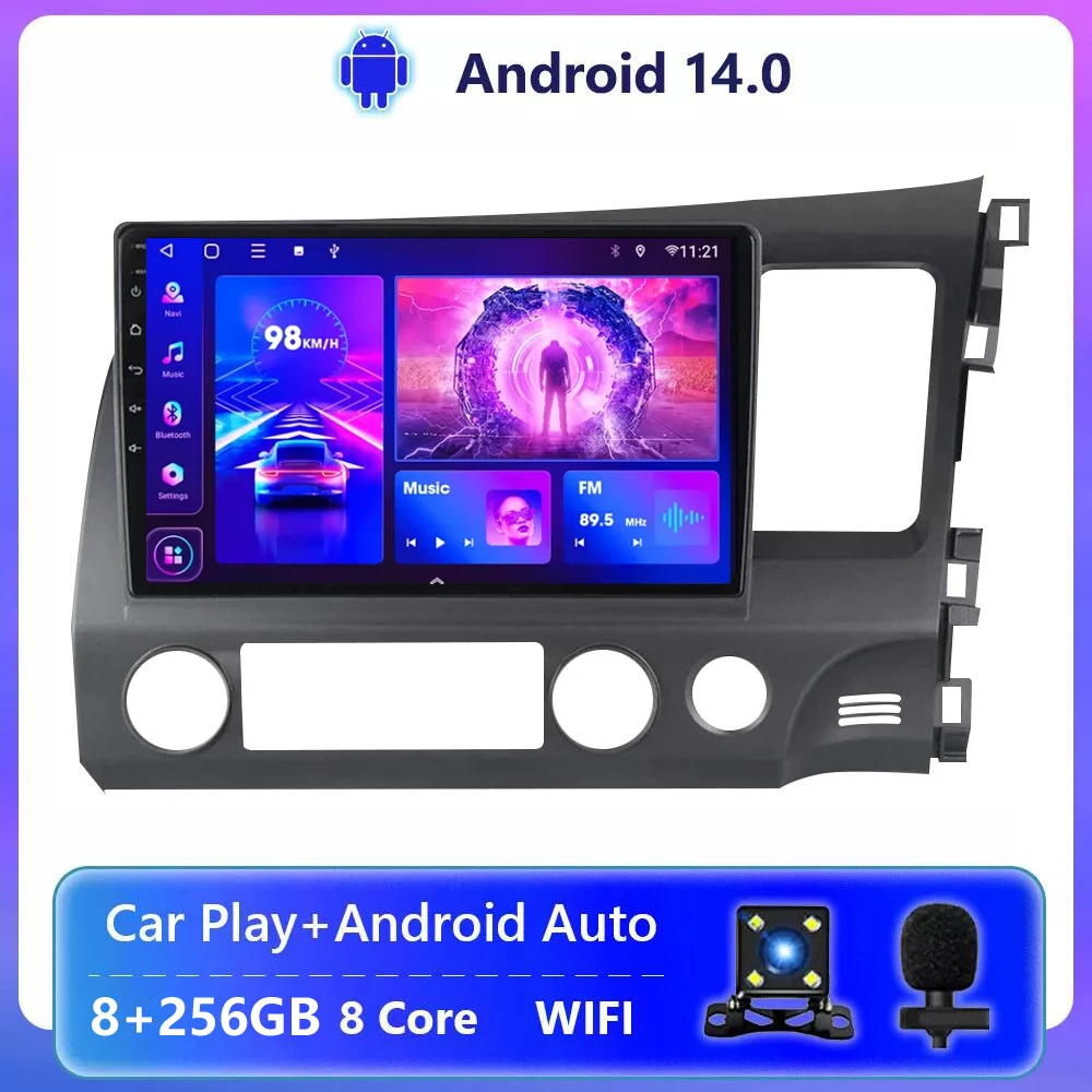 2 Din Android 14 Автомобильный стерео аудио радио для Honda Civic-R правый 2005 2006-2012 Мультимедийный видеоплеер с сенсорным экраном 4G Динамик
2 Din Android 14 Автомобильный стерео аудио радио для Honda Civic-R правый 2005 2006-2012 Мультимедийный видеоплеер с сенсорным экраном 4G Динамик