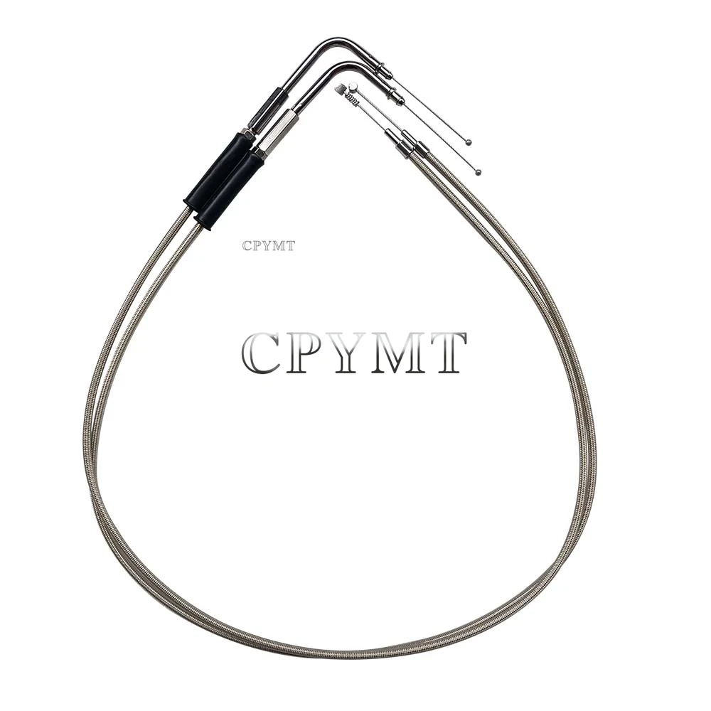 Motorcycle Lengthened Throttle Cable Silver 90/110/130cm fit For Harley Touring Road King 96-up Sportster Iron XL 883 XL1200
Motorcycle Lengthened Throttle Cable Silver 90/110/130cm fit For Harley Touring Road King 96-up Sportster Iron XL 883 XL1200