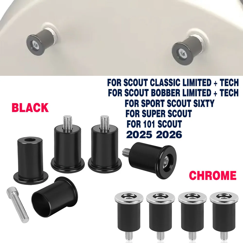 For Indian Super Scout / Scout Classic Sixty Bobber 2025 2026 4 Pcs Quick Release Mouting Spools Backrest Saddlebag Bolts Screws
For Indian Super Scout / Scout Classic Sixty Bobber 2025 2026 4 Pcs Quick Release Mouting Spools Backrest Saddlebag Bolts Screws