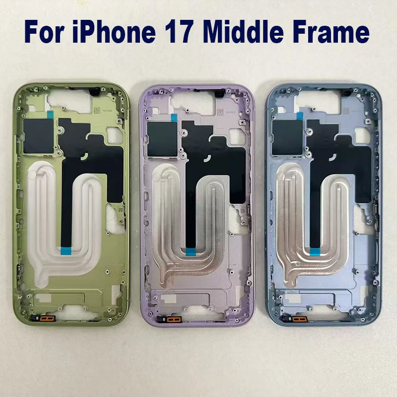 For iPhone 17 Middle Frame Bezel Housing Side Button Chassis Repair Replacement Parts
For iPhone 17 Middle Frame Bezel Housing Side Button Chassis Repair Replacement Parts