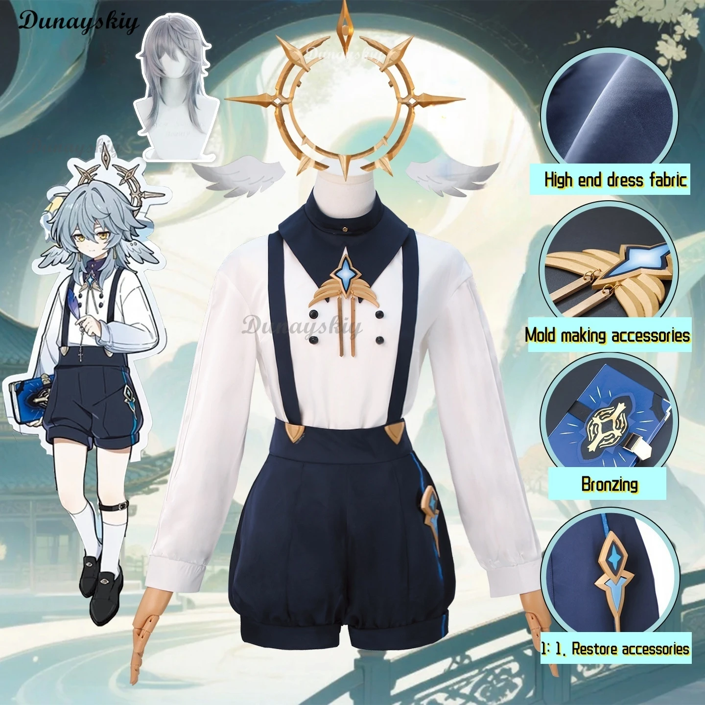 Honkai Star Rail Sunday Cosplay Costume Wig Headwear Game Childhood Period Little one Halloween Carnival Party Comic Con
Honkai Star Rail Sunday Cosplay Costume Wig Headwear Game Childhood Period Little one Halloween Carnival Party Comic Con