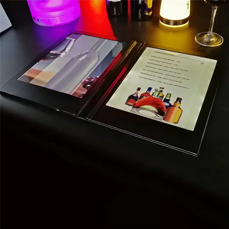 AONEQ-Rechargeable LED Light Menu Book PU Leather Display Book Night Club Restaurants Beer Bar Shop Cafe
AONEQ-Rechargeable LED Light Menu Book PU Leather Display Book Night Club Restaurants Beer Bar Shop Cafe