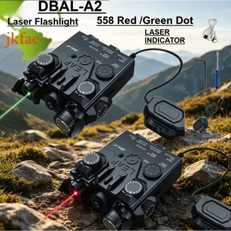 DBAL-A2 Combo Aiming Indicator, Red Green Laser and White LED Flashlight, Easy Install 20mm Rail Outdoor Supplies
DBAL-A2 Combo Aiming Indicator, Red Green Laser and White LED Flashlight, Easy Install 20mm Rail Outdoor Supplies
