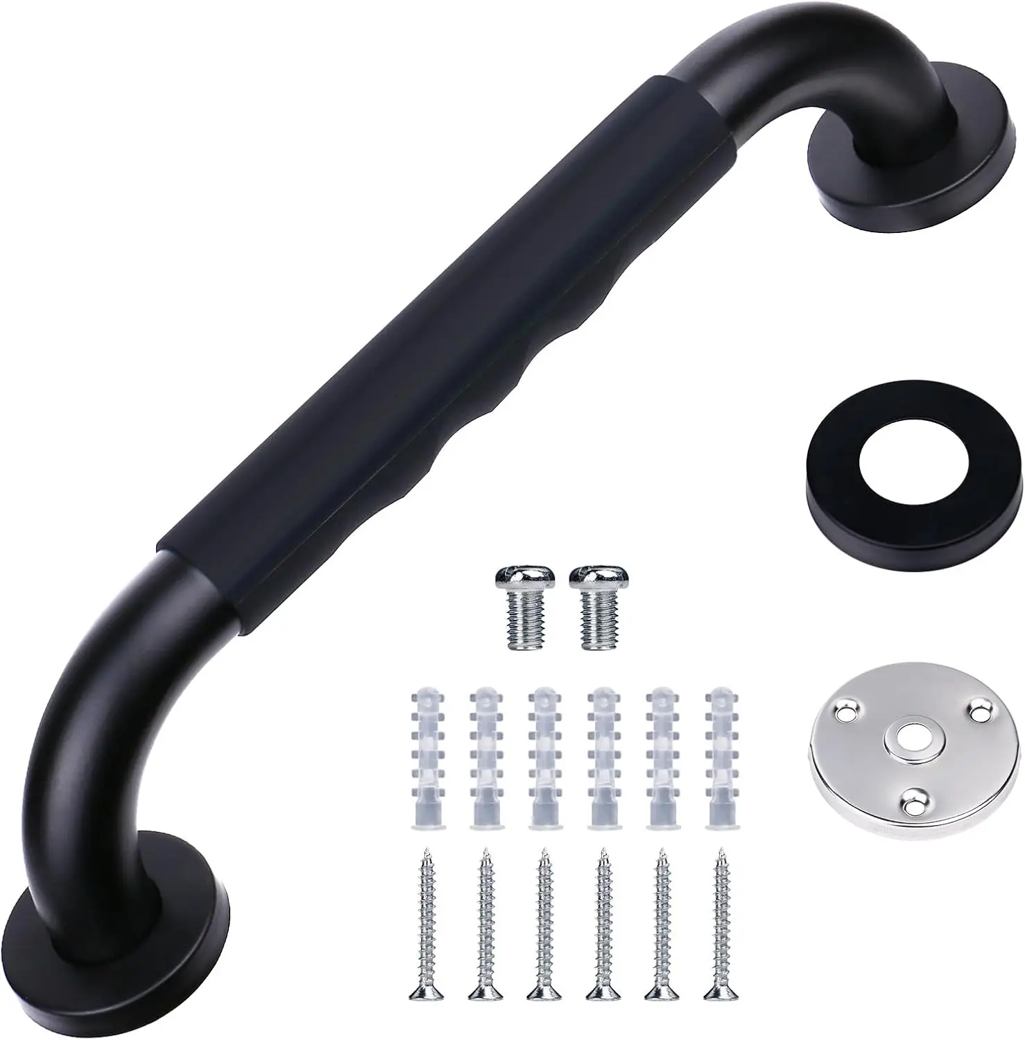 12 Inch Shower Grab Bar, Stainless Steel Safety Handle for Elderly, 500 lbs Capacity
12 Inch Shower Grab Bar, Stainless Steel Safety Handle for Elderly, 500 lbs Capacity