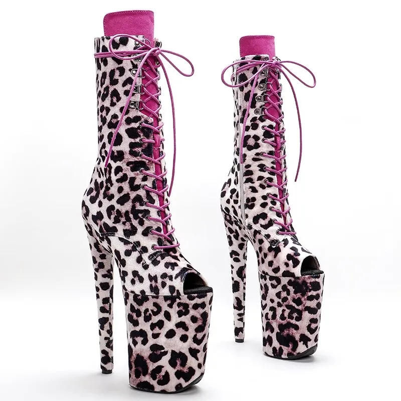 Auman Ale New 23CM/9inches Leopard Suede Upper Mix Color Sexy Exotic High Heel Platform Party Women Boots Pole Dance Shoes 007
Auman Ale New 23CM/9inches Leopard Suede Upper Mix Color Sexy Exotic High Heel Platform Party Women Boots Pole Dance Shoes 007