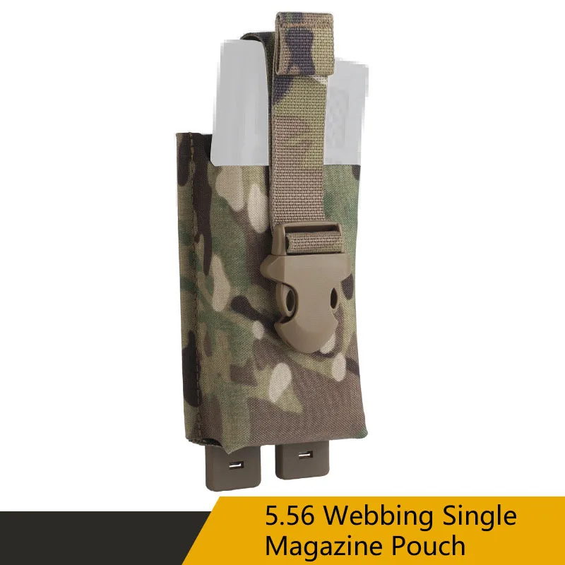 5.56 Webbing Single Magazine Pouch, Buckle Fixation, MOLLE mounting, Widely adaptable
5.56 Webbing Single Magazine Pouch, Buckle Fixation, MOLLE mounting, Widely adaptable