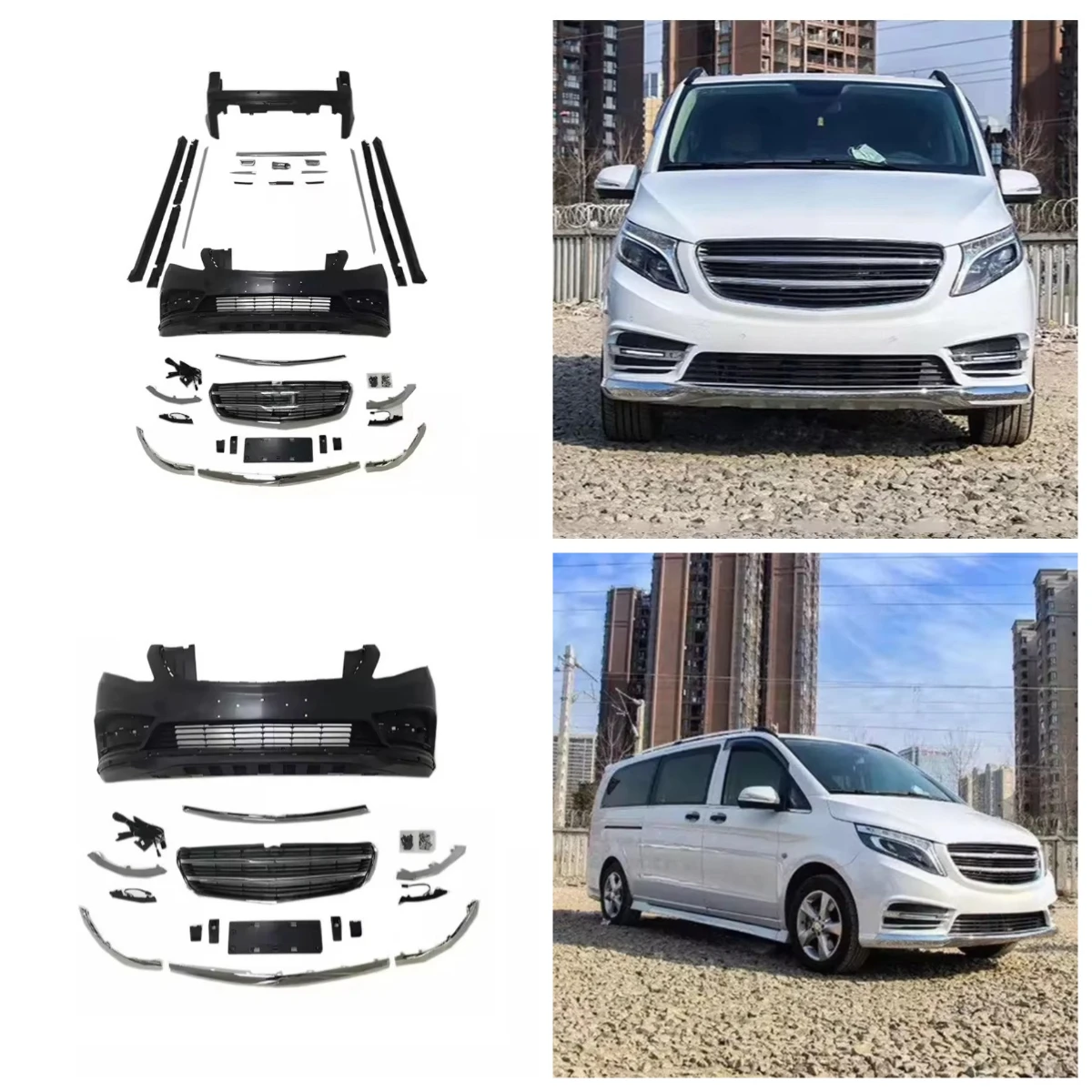 Stlf V Class W447 V260 V300 Vito To Up Style Body Kit PP Facelift Auto Body System W447 Retrofit Car Bumpers Side Skirts
Stlf V Class W447 V260 V300 Vito To Up Style Body Kit PP Facelift Auto Body System W447 Retrofit Car Bumpers Side Skirts