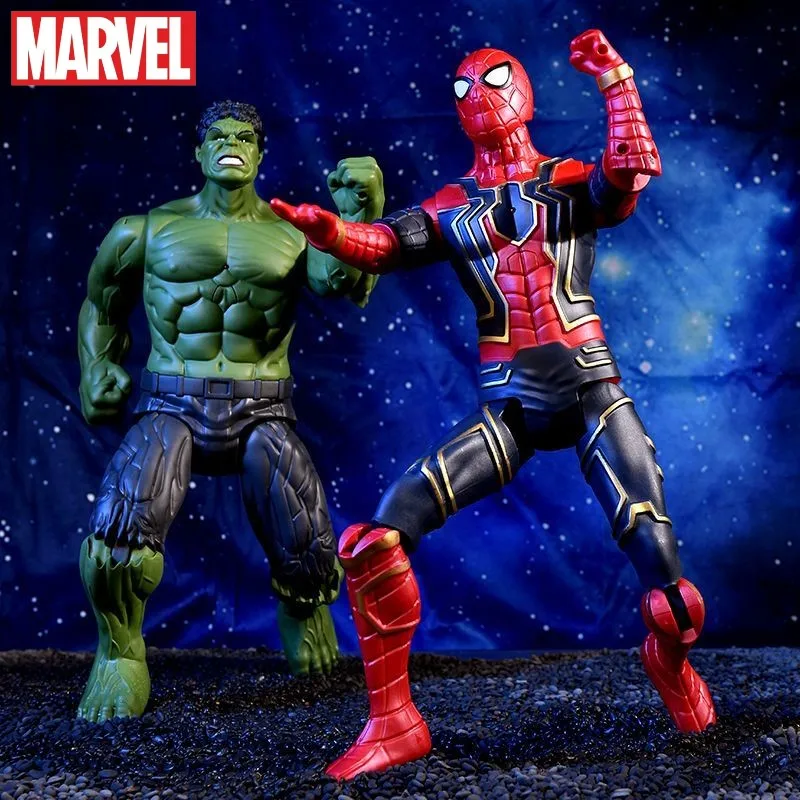 Cool Marvel Spiderman Hulk New Personality Anime Doll Figure Model Fashion Decoration Ornaments Children's Toys Holiday Gifts
Cool Marvel Spiderman Hulk New Personality Anime Doll Figure Model Fashion Decoration Ornaments Children's Toys Holiday Gifts
