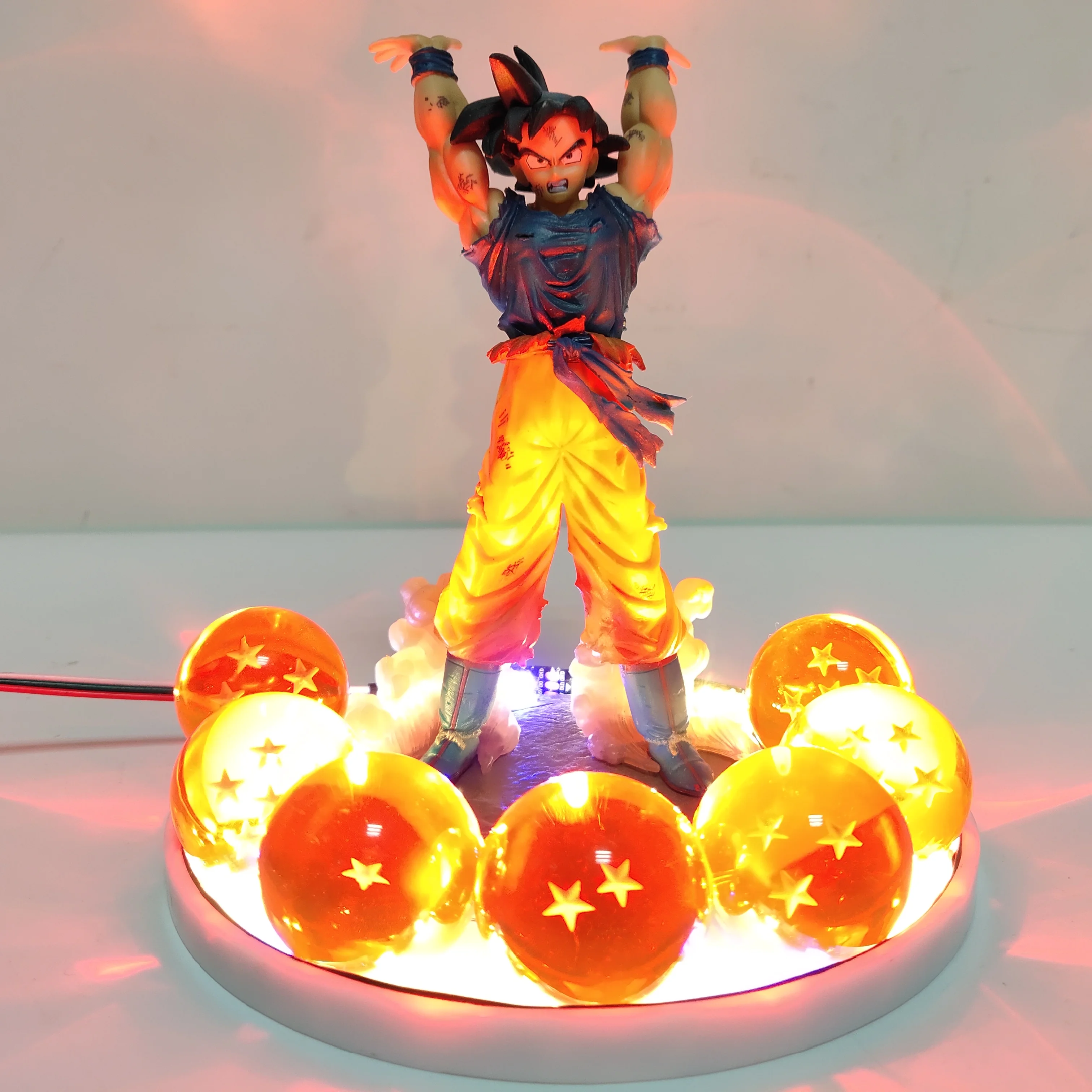 Dragon Ball Anime Son Goku Spirit Bomb with Ball Lamp Led Bulb Action Figures Model Figurine Figure & Base & Lamp DIY Decoration
Dragon Ball Anime Son Goku Spirit Bomb with Ball Lamp Led Bulb Action Figures Model Figurine Figure & Base & Lamp DIY Decoration