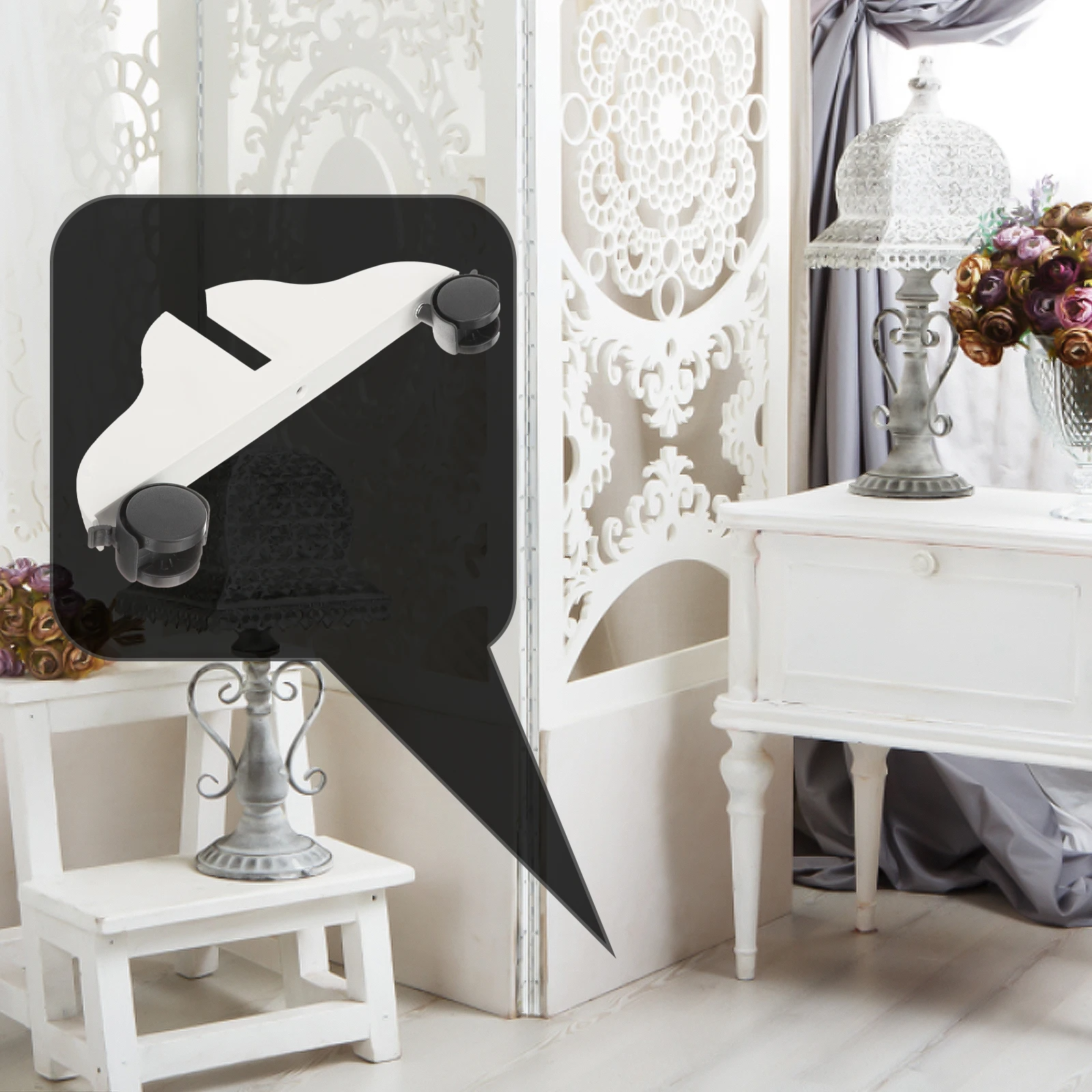 Screen Base Divider St Wear resistant Feet Thickened Panel Home Office Sturdy White Smooth Surface Plastic Bracket 
Screen Base Divider St Wear resistant Feet Thickened Panel Home Office Sturdy White Smooth Surface Plastic Bracket