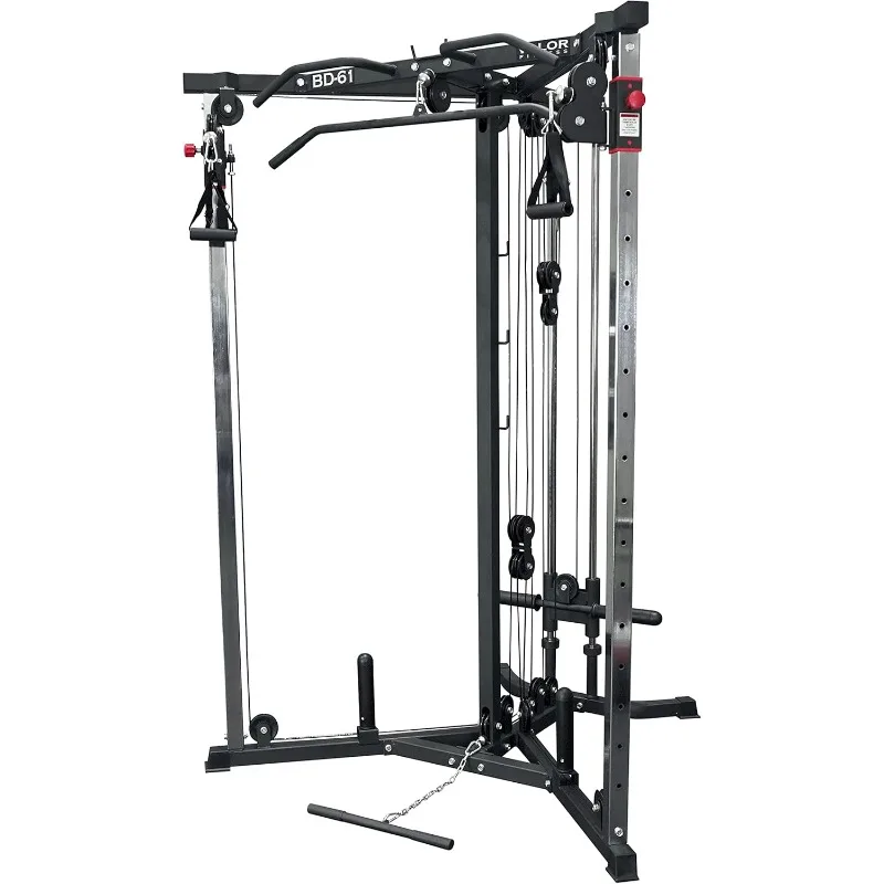 Valor Fitness Cable Crossover Machine - 17 Adjustable Positions with Pull Up Bars and Optional Bundle Attachments Max
Valor Fitness Cable Crossover Machine - 17 Adjustable Positions with Pull Up Bars and Optional Bundle Attachments Max