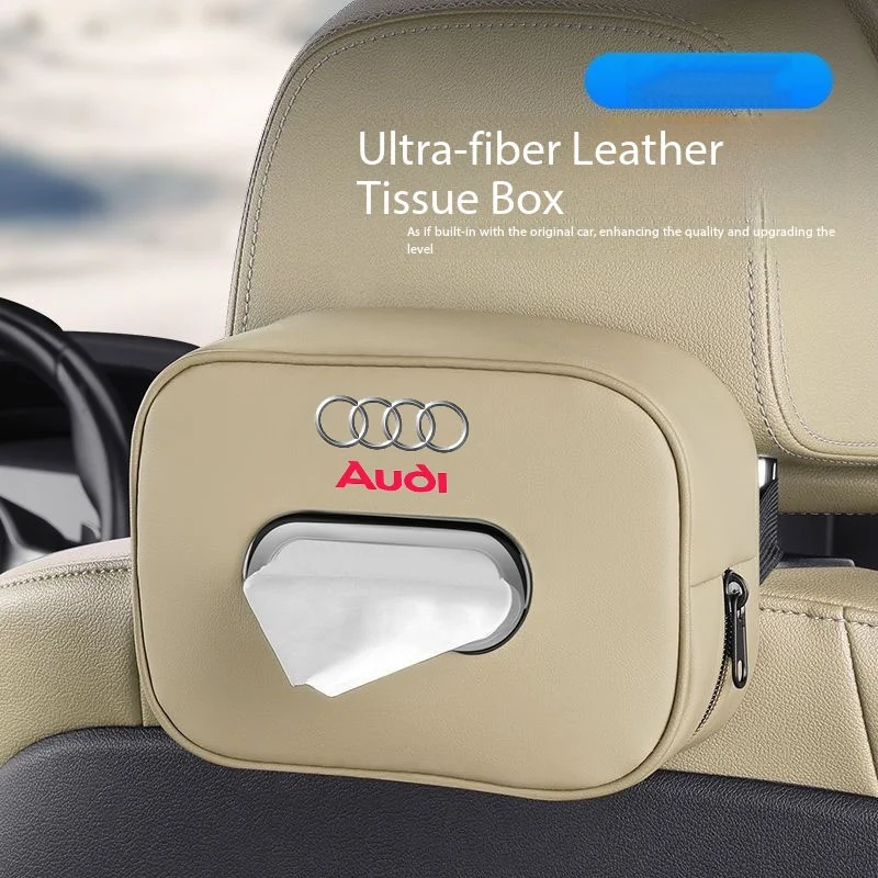 Leather Car Seat Tissue Box Storage Bag Tool For Audi A1 A2 A3 A4 A5 A6 A7 A8 Q1 Q2 Q3 Q4 Q5 Q6 Q7 Q8 TT RS3 S5 B8 Quattro C6 S1
Leather Car Seat Tissue Box Storage Bag Tool For Audi A1 A2 A3 A4 A5 A6 A7 A8 Q1 Q2 Q3 Q4 Q5 Q6 Q7 Q8 TT RS3 S5 B8 Quattro C6 S1