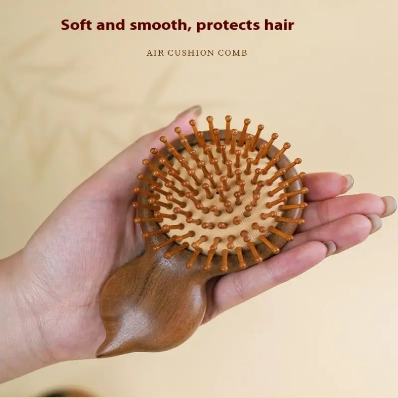 Natural Garapa Comb Meridian Massage Anti-static No-snags Tooth Round Wooden Comb For Women Girl Straight Curly Hair
Natural Garapa Comb Meridian Massage Anti-static No-snags Tooth Round Wooden Comb For Women Girl Straight Curly Hair