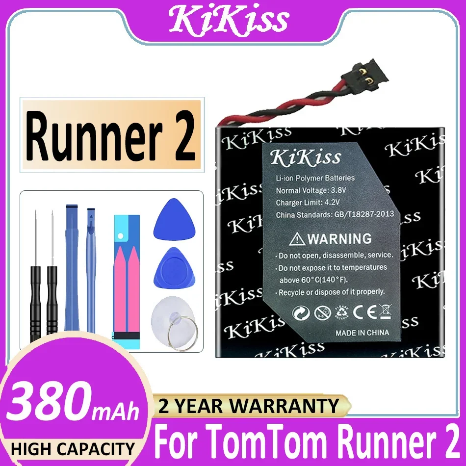 For Tomtom Runner 2 Smart Watch 2 332824 Long-Lasting Smartwatch Battery 380mAh Reliable Replacement
For Tomtom Runner 2 Smart Watch 2 332824 Long-Lasting Smartwatch Battery 380mAh Reliable Replacement