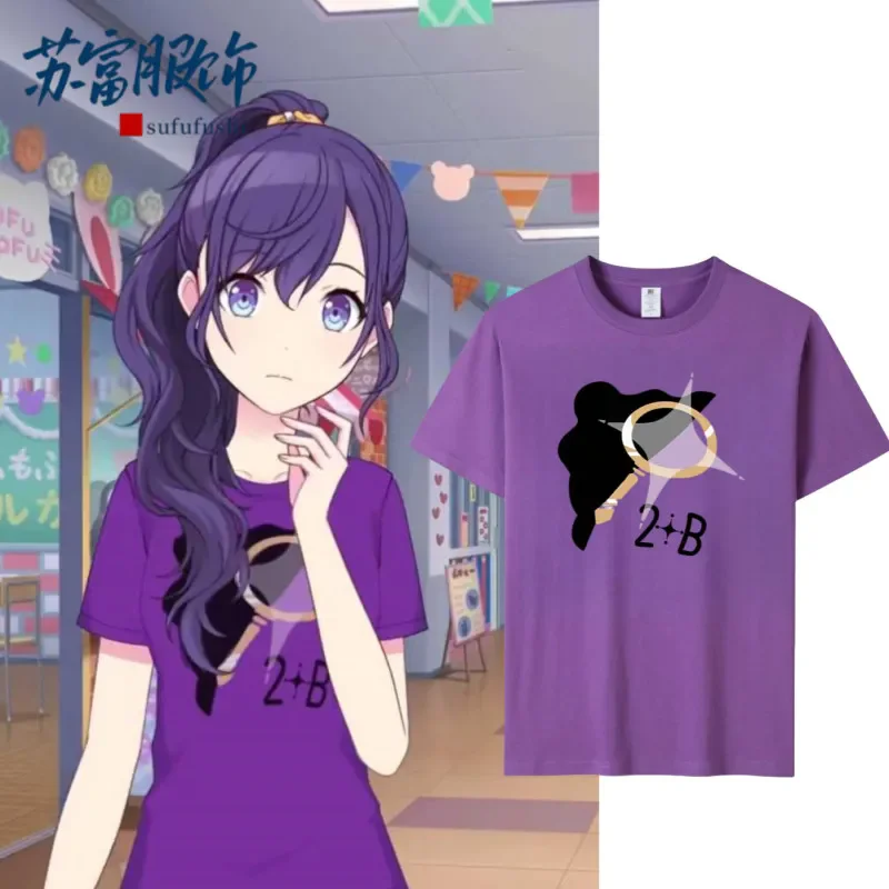 Anime figure Asahina Mafuyu T-shirt Men Women T shirt Anime Cosplay Costume Student Summer Casual Short Sleeve Tee Tops
Anime figure Asahina Mafuyu T-shirt Men Women T shirt Anime Cosplay Costume Student Summer Casual Short Sleeve Tee Tops