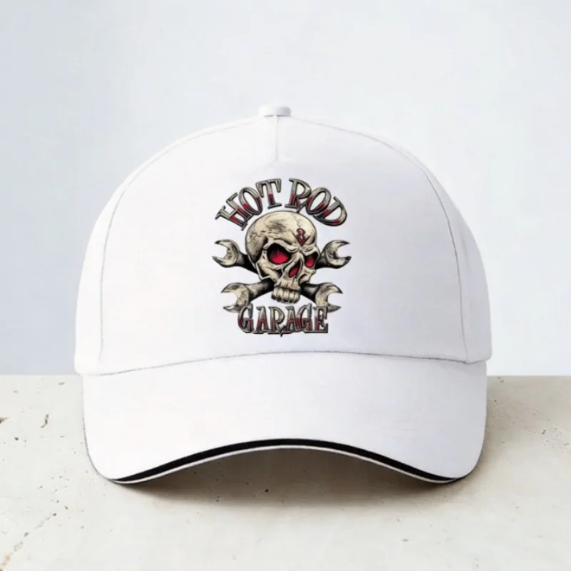 Hot rod Gar age skull Baseball cap Classic Hot Rod Car hat Racer Dad Hats Outdoor Automobile repairman's caps
Hot rod Gar age skull Baseball cap Classic Hot Rod Car hat Racer Dad Hats Outdoor Automobile repairman's caps