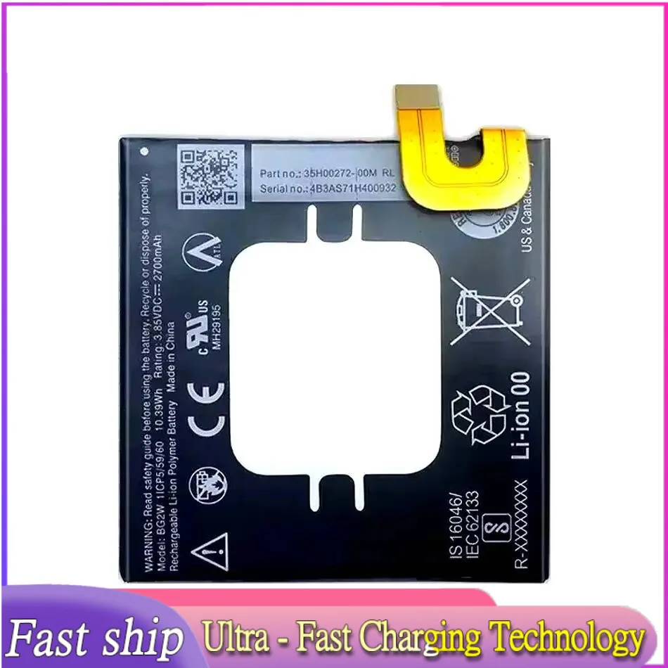 2700Mah Reliable Power BG2W G011A-B For Htc Google Pixel 2B 2 Muski Mobile Phone Battery
2700Mah Reliable Power BG2W G011A-B For Htc Google Pixel 2B 2 Muski Mobile Phone Battery
