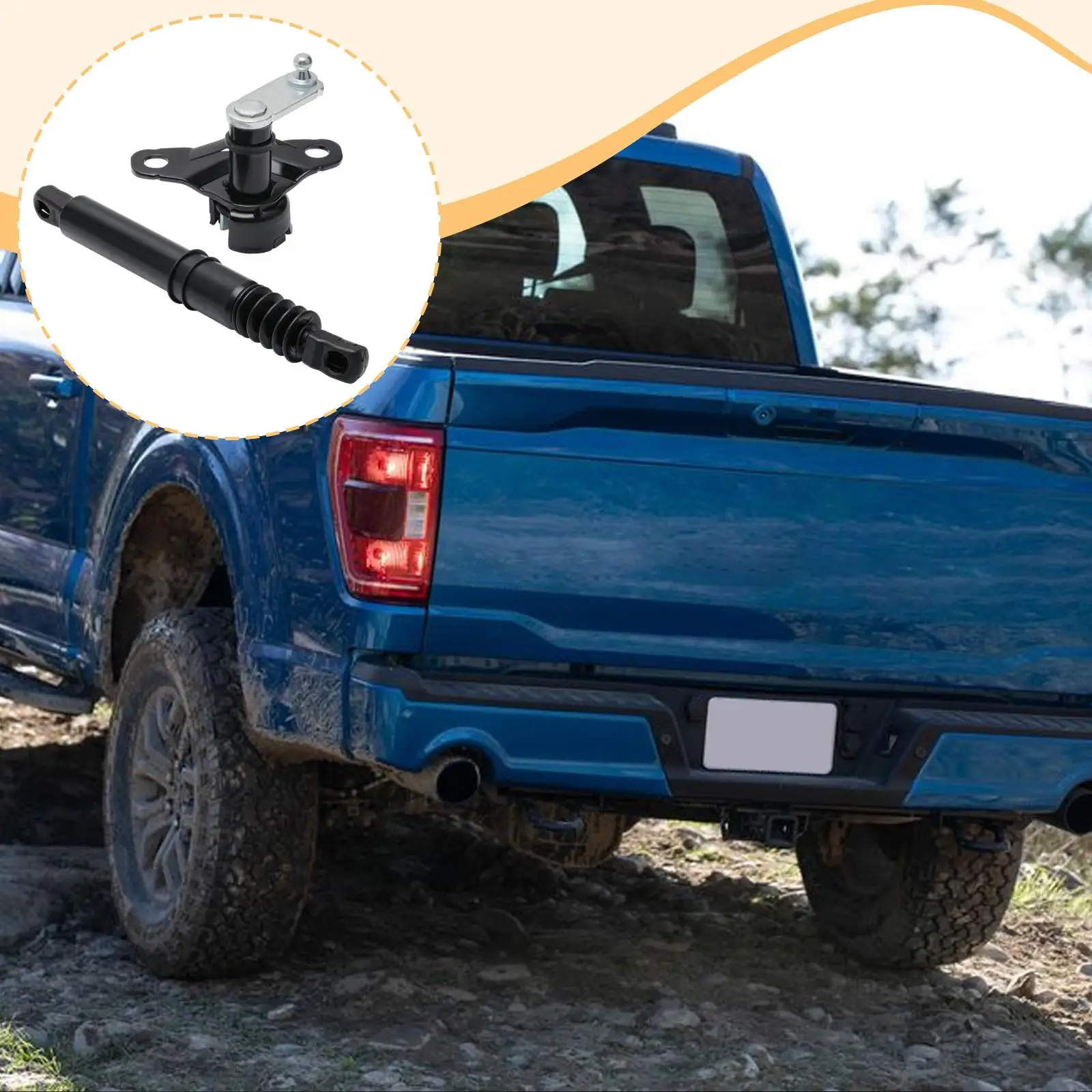 Metal Tailgate Assist Damper Kit Rear Slow Close Automotive Replacement Accessory for Ford F150 2021-2023
Metal Tailgate Assist Damper Kit Rear Slow Close Automotive Replacement Accessory for Ford F150 2021-2023
