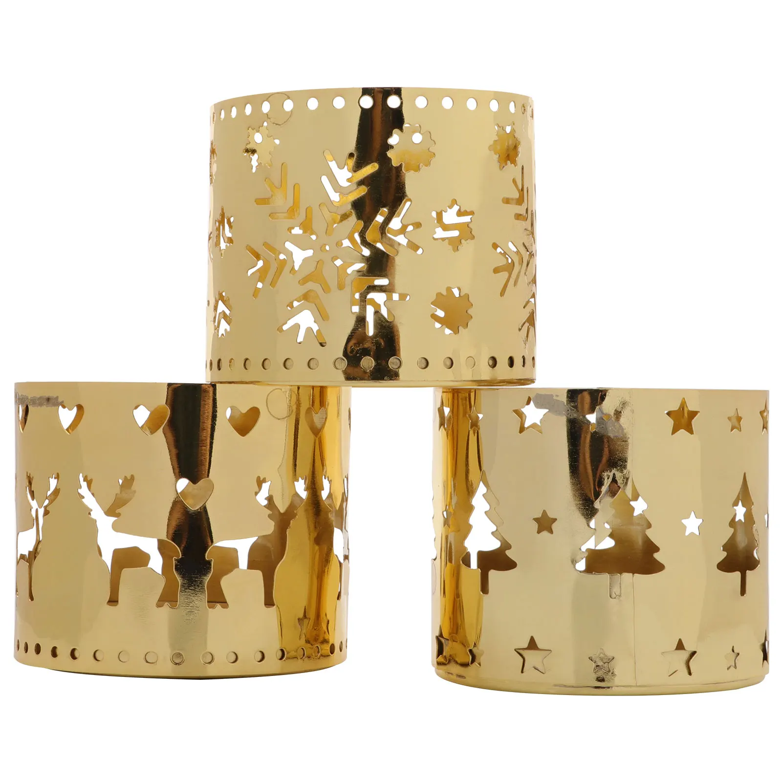 3 Pcs Decoration Votive Iron Christmas Desktop Holder Hollow Holders Centerpieces Holiday Table Decor Family
3 Pcs Decoration Votive Iron Christmas Desktop Holder Hollow Holders Centerpieces Holiday Table Decor Family