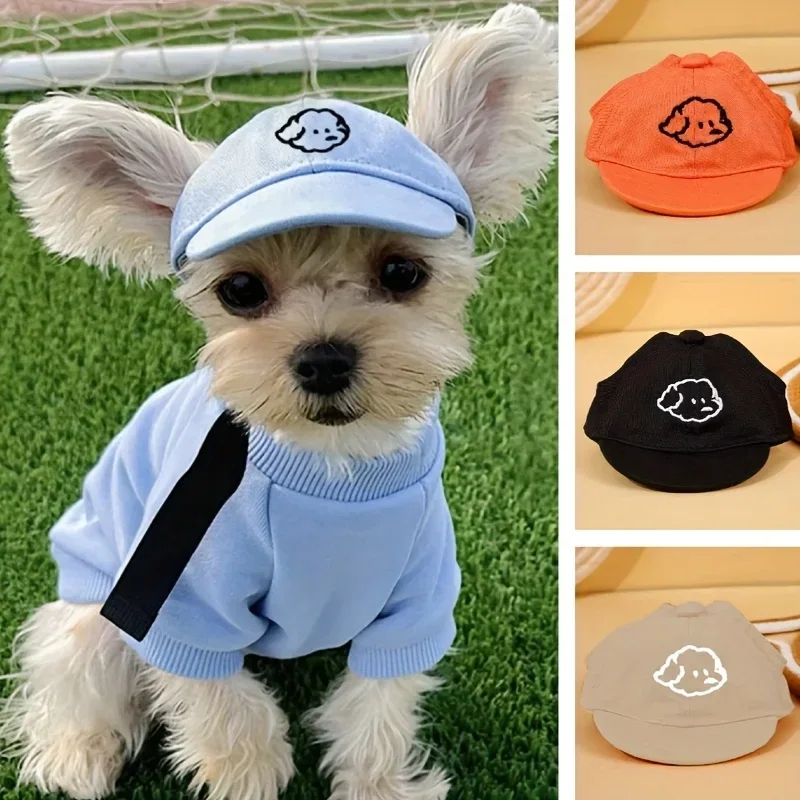 1pc Adjustable Dog Sun Hat with a Cartoon Embroidery Design,Is Sunproof And Waterproof,Suitable for Medium Small Cats And Dogs
1pc Adjustable Dog Sun Hat with a Cartoon Embroidery Design,Is Sunproof And Waterproof,Suitable for Medium Small Cats And Dogs