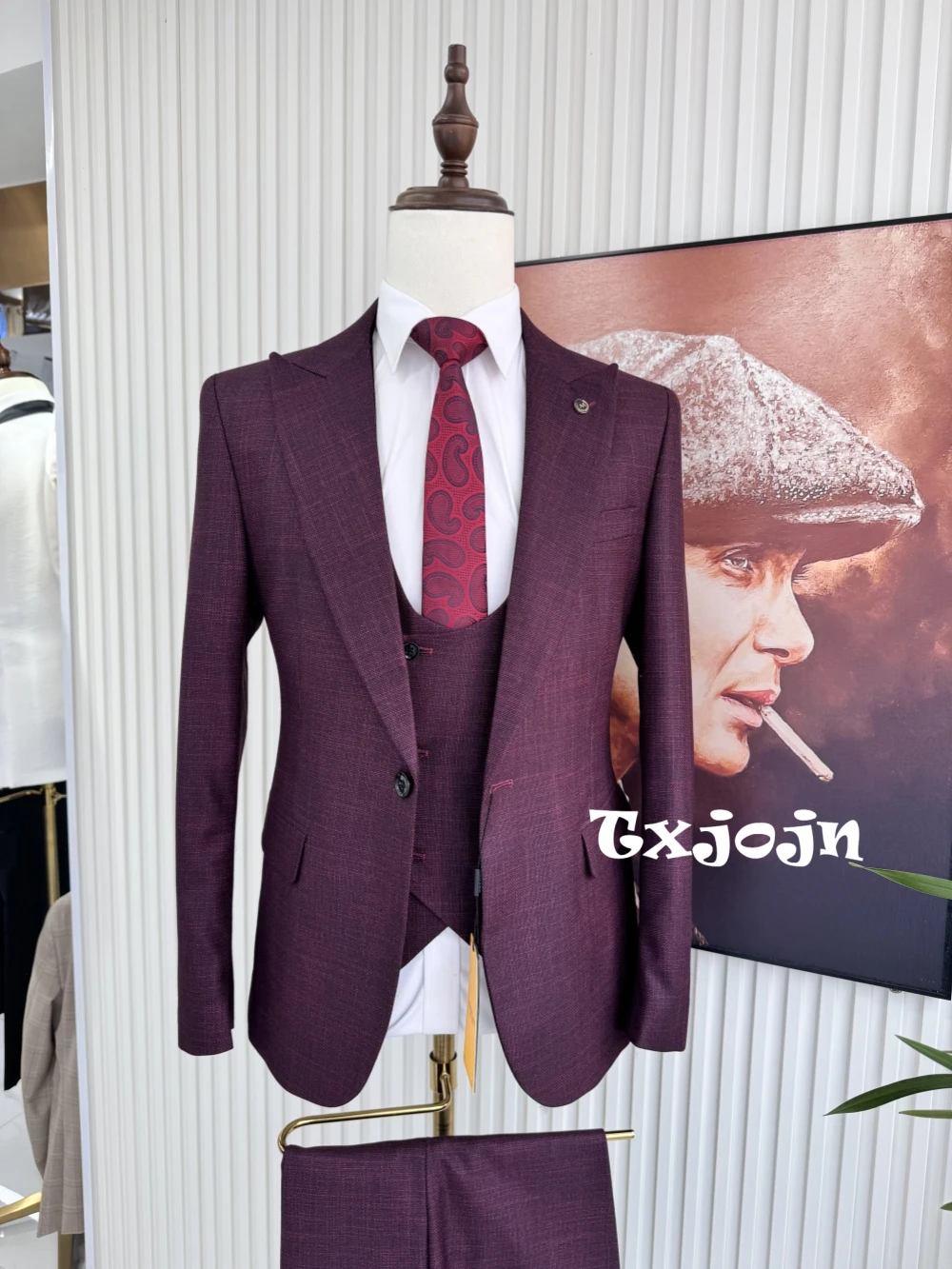 High Quality Single Breasted Suit Jacket Man Party Prom Wear One Button Peak Lapel Men's Suits 3 Pieces For Formal Occasion
High Quality Single Breasted Suit Jacket Man Party Prom Wear One Button Peak Lapel Men's Suits 3 Pieces For Formal Occasion