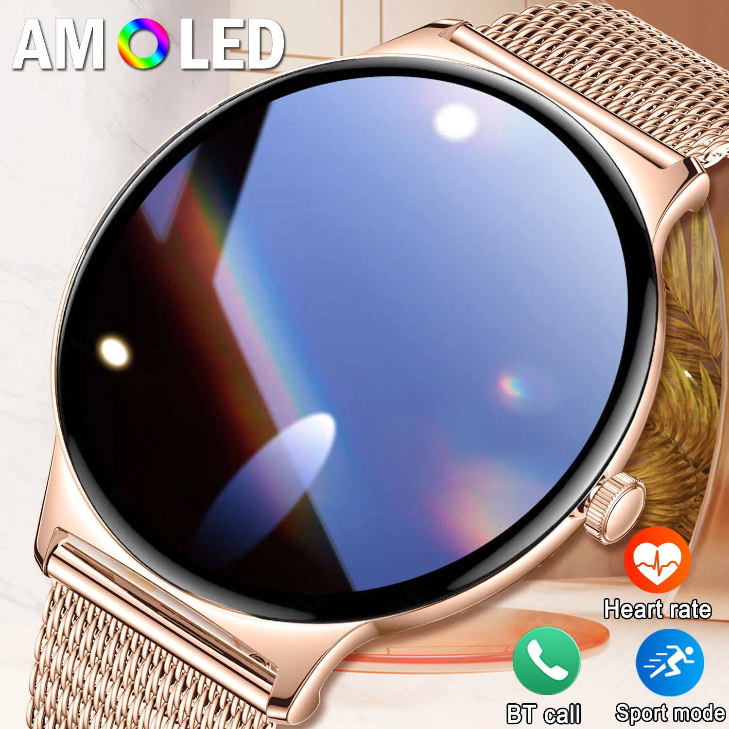 New 7.9MM Ultra Thin Smart Watch Women Gift 1.43"AMOLED HD Display Always Show Time Heart Rate Waterproof BT Call Smartwatch
New 7.9MM Ultra Thin Smart Watch Women Gift 1.43"AMOLED HD Display Always Show Time Heart Rate Waterproof BT Call Smartwatch