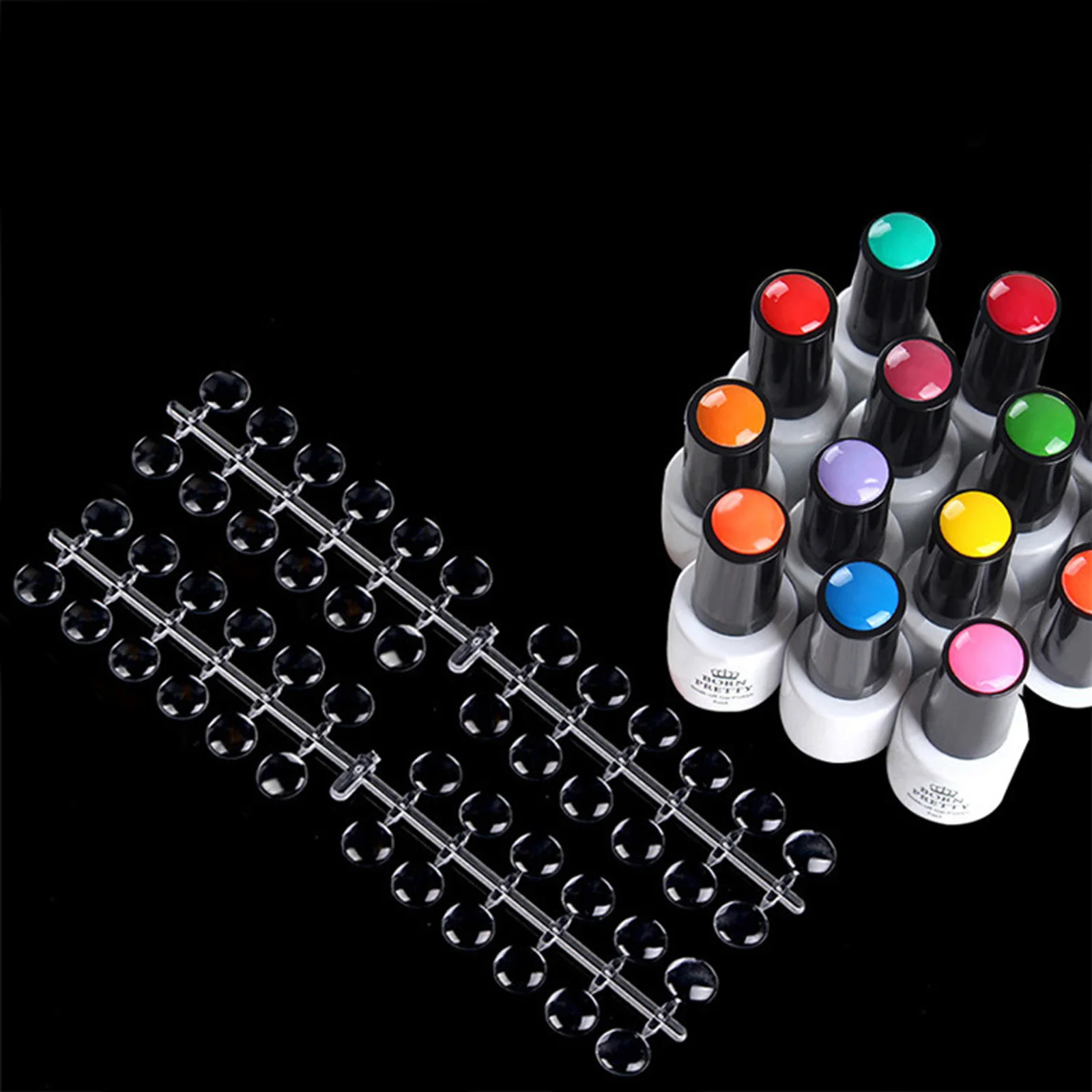 4Sets Nail Color Plate Round Shape Durable Manicure Color Chart Clear White Base Nail Art Display Tips for Salon DIY Practice
4Sets Nail Color Plate Round Shape Durable Manicure Color Chart Clear White Base Nail Art Display Tips for Salon DIY Practice