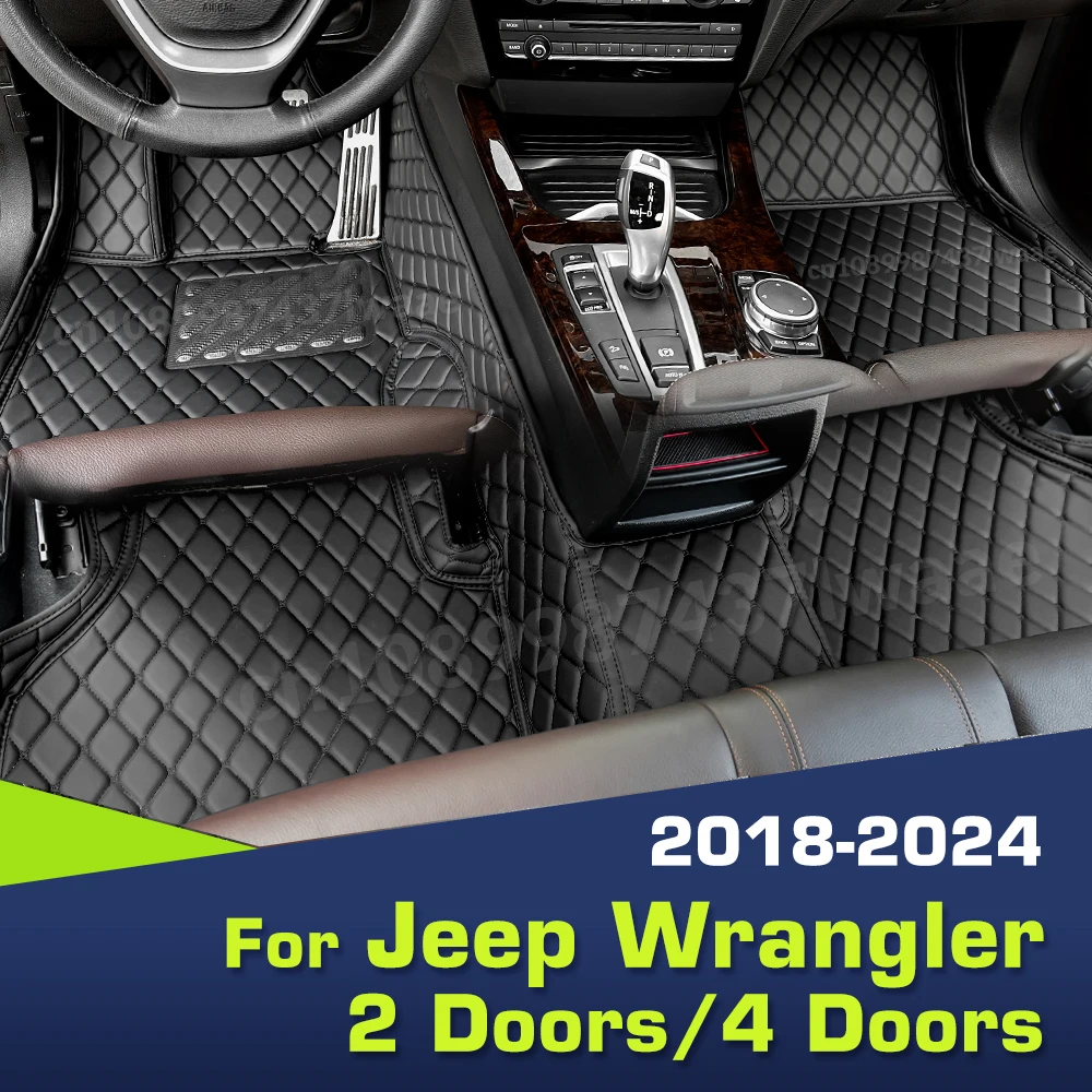 Автомобильные коврики для Jeep Wrangler, 2-дверные/4-дверные 2018-2024 2023 2022 2021 20 19, пользовательские накладки на ножки, ковер, крышка, аксессуары для интерьера
Автомобильные коврики для Jeep Wrangler, 2-дверные/4-дверные 2018-2024 2023 2022 2021 20 19, пользовательские накладки на ножки, ковер, крышка, аксессуары для интерьера