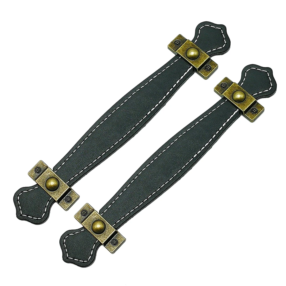 2pcs PU Pulls Cabinet Handles Pull Handles Cabinets Knobs Black Boho Furniture Door Knobs Handmade Durable Storage
2pcs PU Pulls Cabinet Handles Pull Handles Cabinets Knobs Black Boho Furniture Door Knobs Handmade Durable Storage