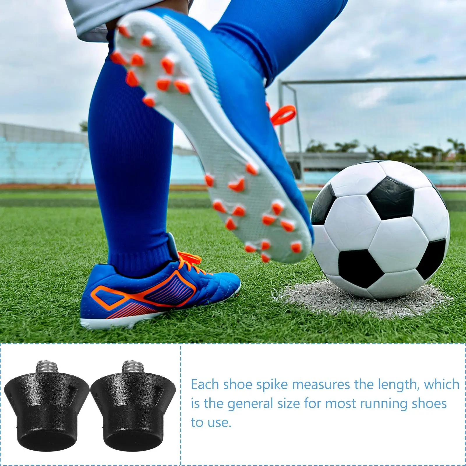 25 Pcs Football Spikes Cleats Replaceable American Men for Shoes Soccer Running Replacement for Rubber Nail Miss Mens
25 Pcs Football Spikes Cleats Replaceable American Men for Shoes Soccer Running Replacement for Rubber Nail Miss Mens
