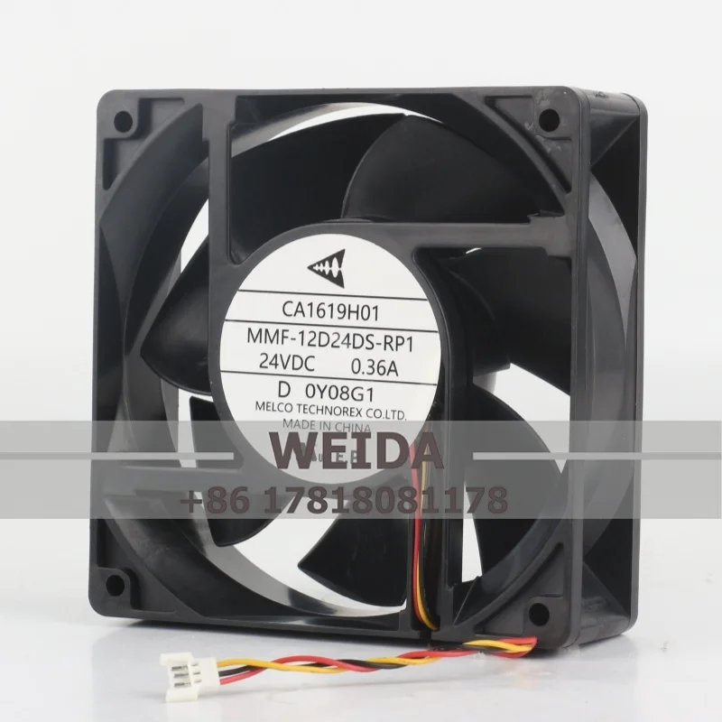Cabinet Converter Inverter Axial Cooling Fan MMF-12D24DS-RP1/CP1/RM1 MMF-12F24DS-CP1 12038 DC24V 0.36A 120*120*38MM
Cabinet Converter Inverter Axial Cooling Fan MMF-12D24DS-RP1/CP1/RM1 MMF-12F24DS-CP1 12038 DC24V 0.36A 120*120*38MM
