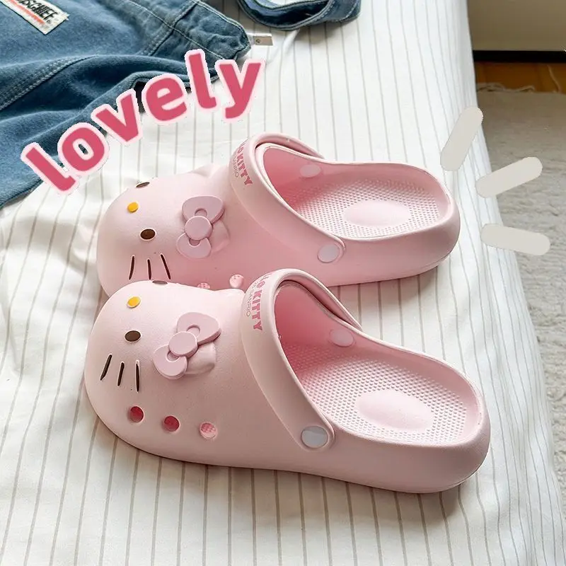 Sanrio Hello Kitty Girls Kids Women Cool Slippers Summer Indoor Eva Anti Slip Breathable Thick Soled Cartoon Teen Beach Slippers
Sanrio Hello Kitty Girls Kids Women Cool Slippers Summer Indoor Eva Anti Slip Breathable Thick Soled Cartoon Teen Beach Slippers