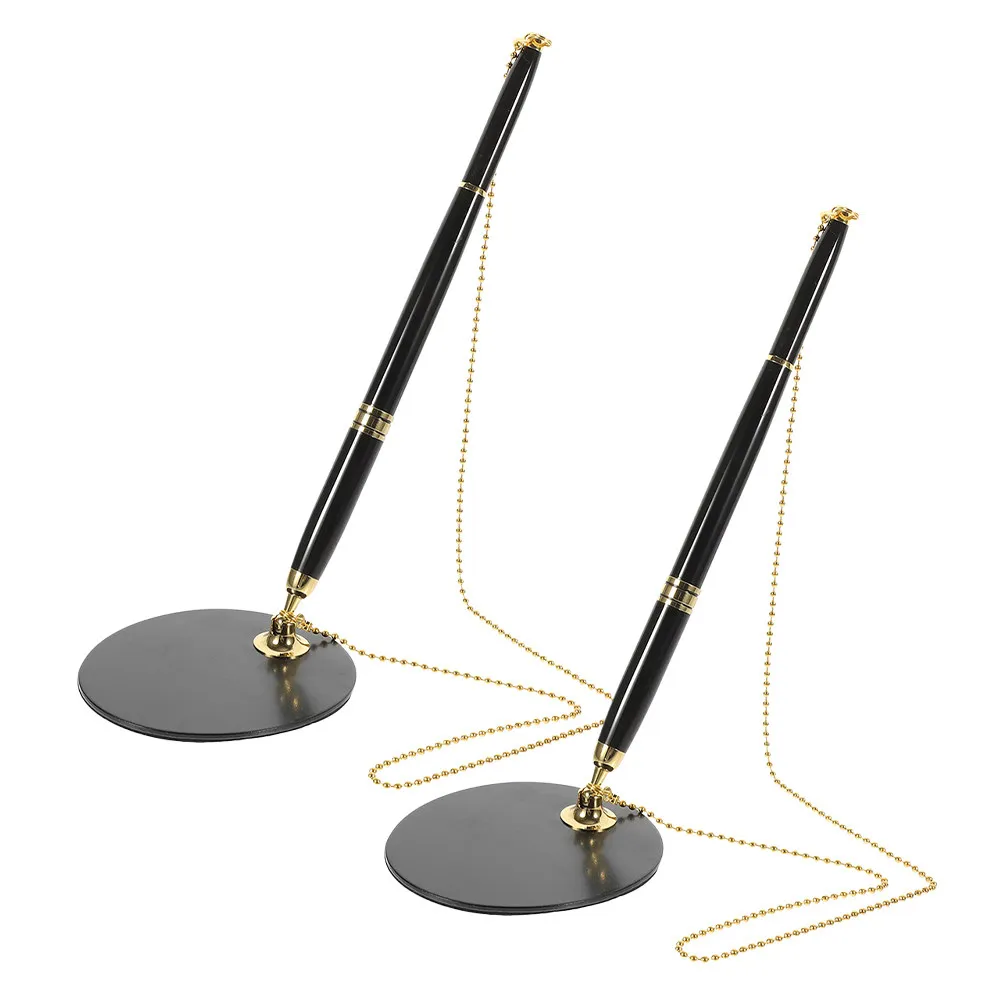 2Pcs Signature Pen Desk Fixed Counter Smooth Writing Ballpoint Pen Ergonomic Design Office Reception Retail Use Secure Stylish
2Pcs Signature Pen Desk Fixed Counter Smooth Writing Ballpoint Pen Ergonomic Design Office Reception Retail Use Secure Stylish