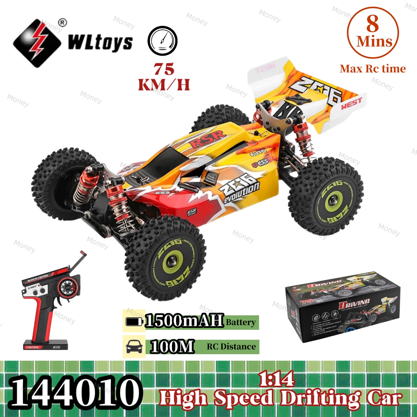 WLtoys 144010 1:14 высокоскоростной дрифтовый автомобиль 75 км/ч электрический 4WD гоночный автомобиль внедорожный дрифт игрушки с дистанционным управлением
WLtoys 144010 1:14 высокоскоростной дрифтовый автомобиль 75 км/ч электрический 4WD гоночный автомобиль внедорожный дрифт игрушки с дистанционным управлением