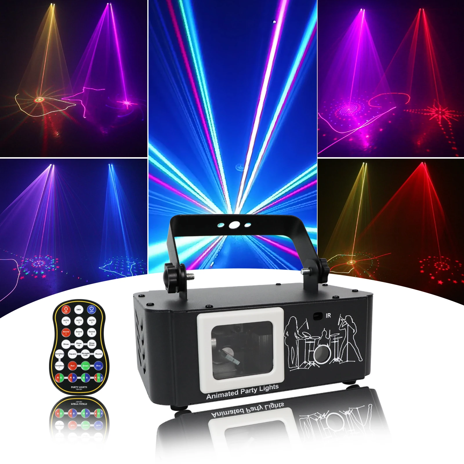HCWE Manufacture Hottest Party Lights DJ Lights RGB Sound Activated Remote Home for Birthday Club Party Stage Wedding Light
HCWE Manufacture Hottest Party Lights DJ Lights RGB Sound Activated Remote Home for Birthday Club Party Stage Wedding Light