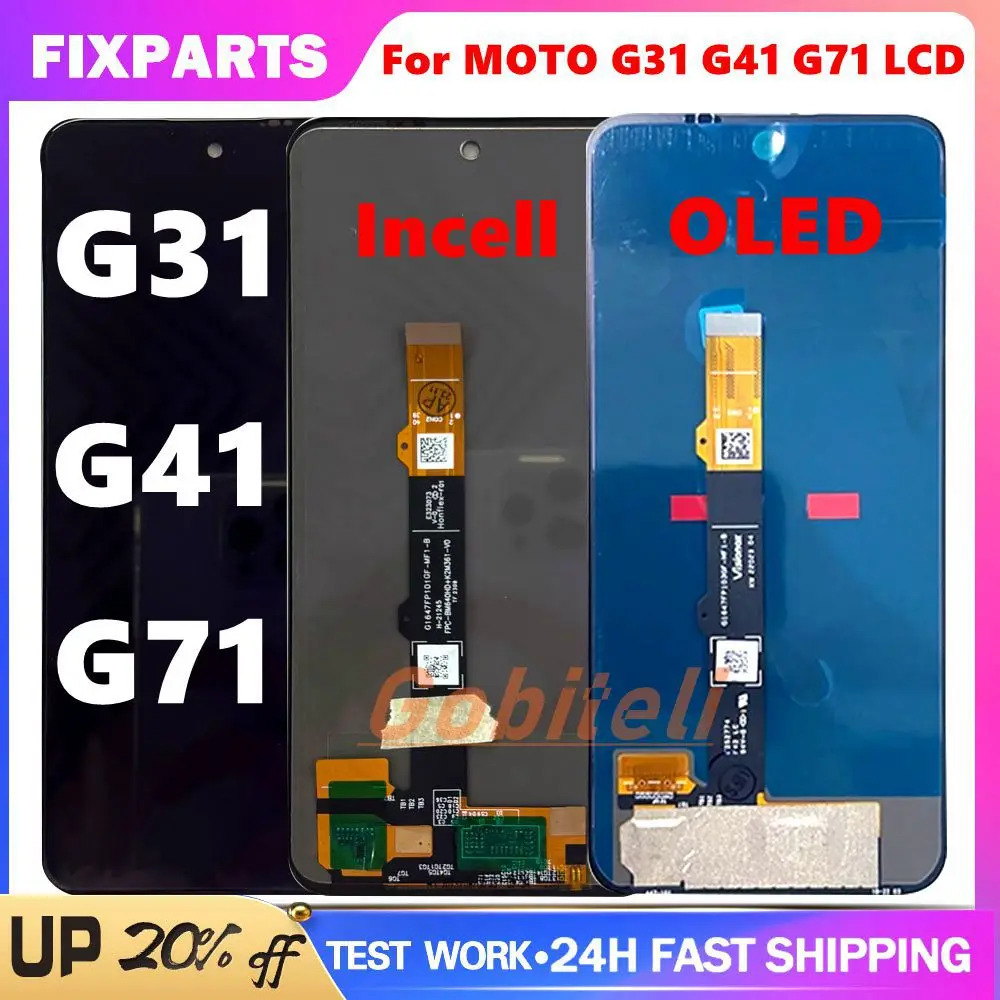 6.4'' G31 LCD For Motorola Moto G31 G41 G71 5G LCD Display Touch Screen For Moto G31 G41 G71 5G XT2173 LCD Display Touch Screen
6.4'' G31 LCD For Motorola Moto G31 G41 G71 5G LCD Display Touch Screen For Moto G31 G41 G71 5G XT2173 LCD Display Touch Screen
