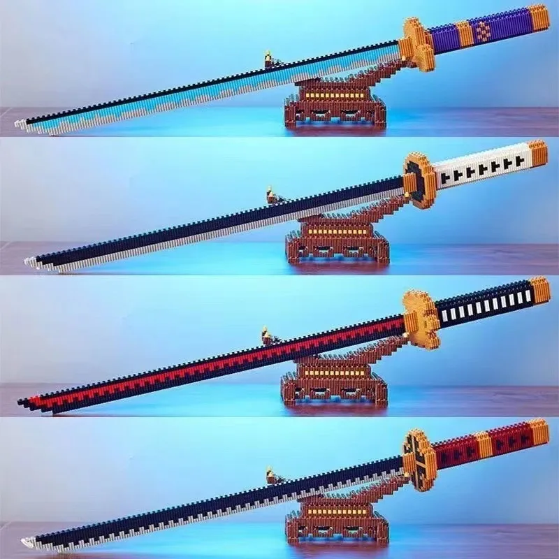 Building block knife sword building block interlocking micro particle assembly ornament children's educational puzzle toy
Building block knife sword building block interlocking micro particle assembly ornament children's educational puzzle toy