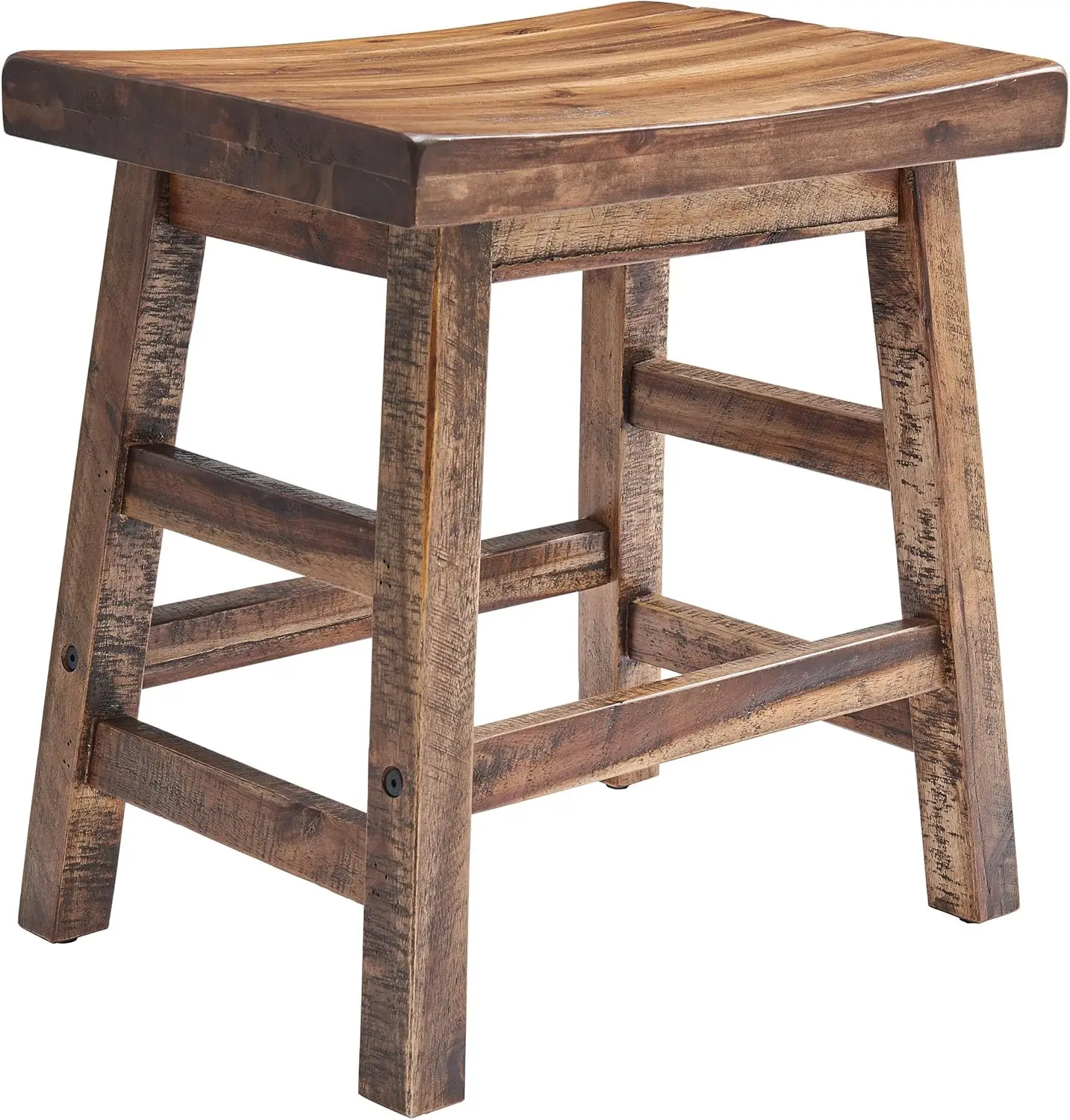 Durango 20-Inch Tall Industrial Wood Dining Stool - Table or Extra Seat - Unique Rustic Industrial Style and Comfort - Farmho
Durango 20-Inch Tall Industrial Wood Dining Stool - Table or Extra Seat - Unique Rustic Industrial Style and Comfort - Farmho