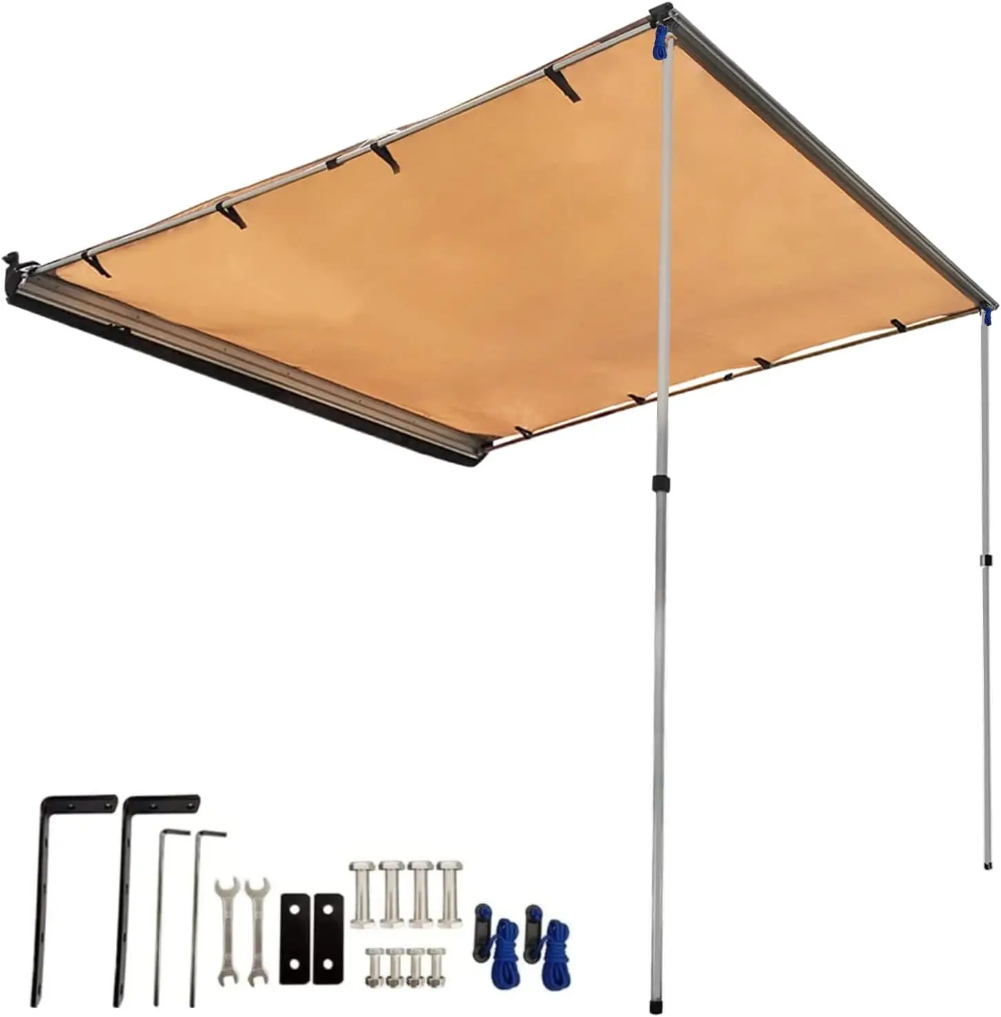 Waterproof Roof Rack Vehicle Awning Truck Canopy Camping with All Metal Joints, 8.2x9.8ft Khaki
Waterproof Roof Rack Vehicle Awning Truck Canopy Camping with All Metal Joints, 8.2x9.8ft Khaki