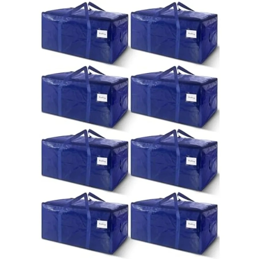 8 Pack Extra Heavy Duty Large Moving Bags with Strong Zipper and Carrying Handles, Sturdy Clothes Storage Bag Totes Bins, Packi
8 Pack Extra Heavy Duty Large Moving Bags with Strong Zipper and Carrying Handles, Sturdy Clothes Storage Bag Totes Bins, Packi