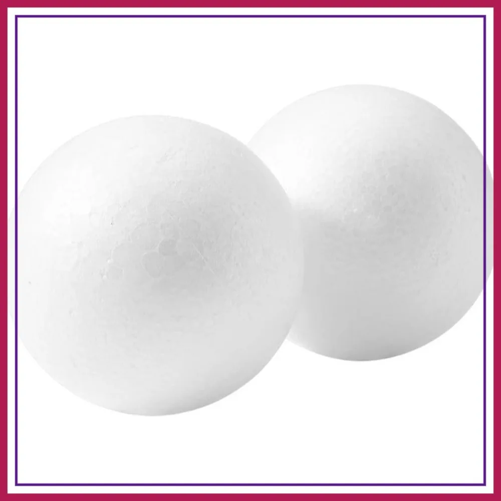 Foam Craft Balls, 3 Inch Polystyrene Spheres, 2 Pack for DIY Decor
Foam Craft Balls, 3 Inch Polystyrene Spheres, 2 Pack for DIY Decor
