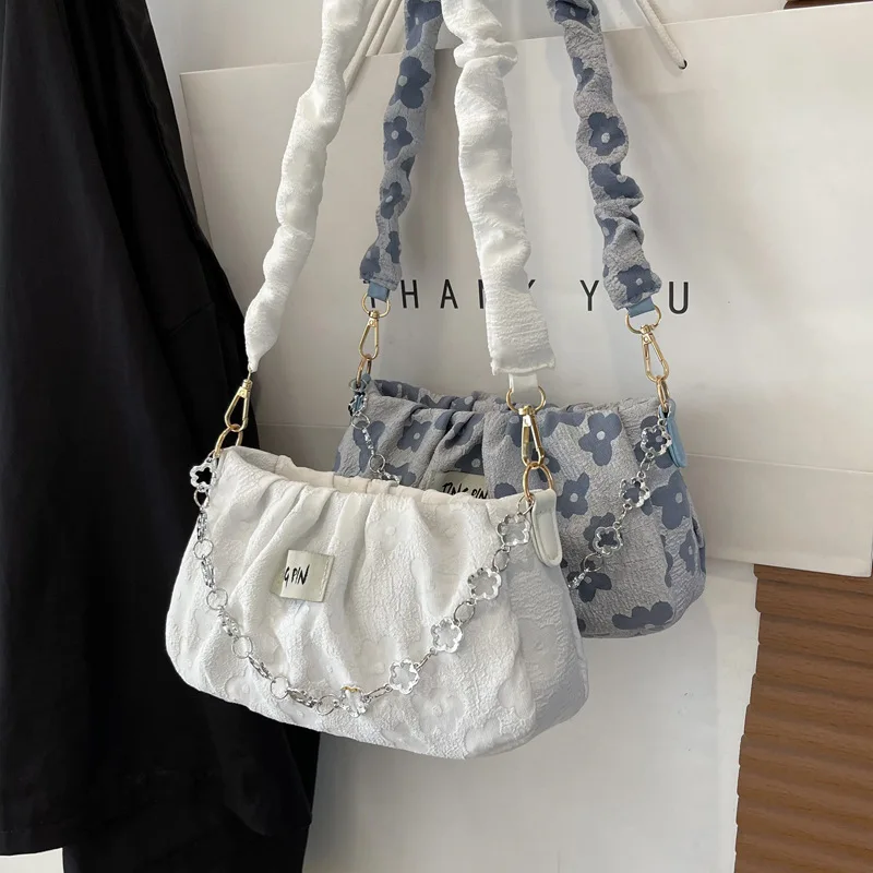 2026 New Women's Small Handbag Summer Chain Ruched Shoulder Crossbody Underarm Bag
2026 New Women's Small Handbag Summer Chain Ruched Shoulder Crossbody Underarm Bag