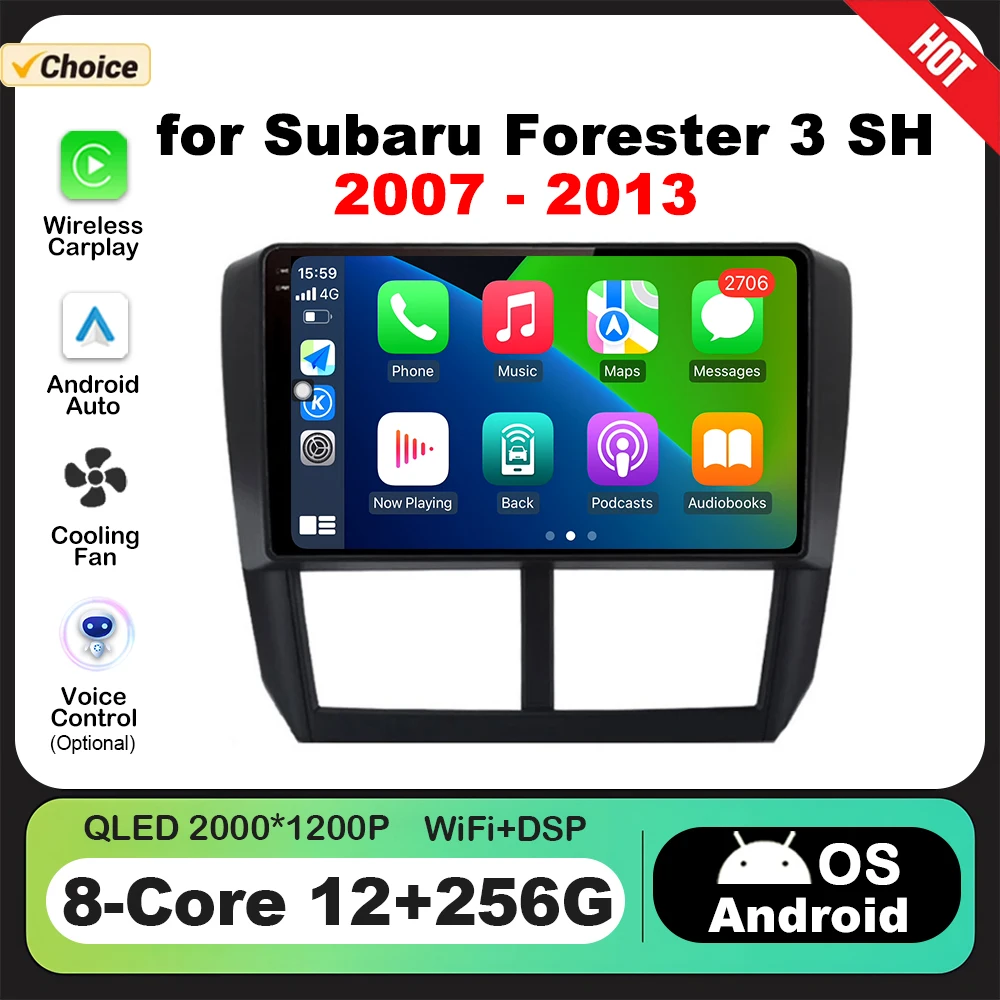 9 ''Car Multimedia Radio Player for Subaru Forester 3 SH 2007 - 2013 Android OS GPS Navigation WiFi Auto Tools Wireless CarPlay
9 ''Car Multimedia Radio Player for Subaru Forester 3 SH 2007 - 2013 Android OS GPS Navigation WiFi Auto Tools Wireless CarPlay
