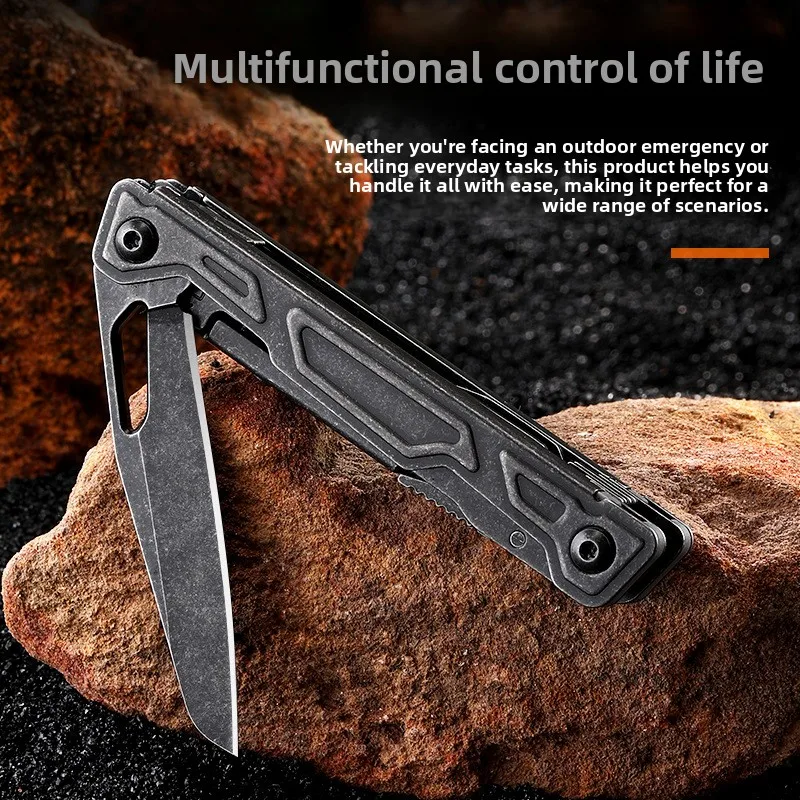Многофункциональный складной карманный нож для активного отдыха, из инструментальной стали, портативный нож для кемпинга, походов, рыбалки и повседневного ношения (EDC)
Многофункциональный складной карманный нож для активного отдыха, из инструментальной стали, портативный нож для кемпинга, походов, рыбалки и повседневного ношения (EDC)
